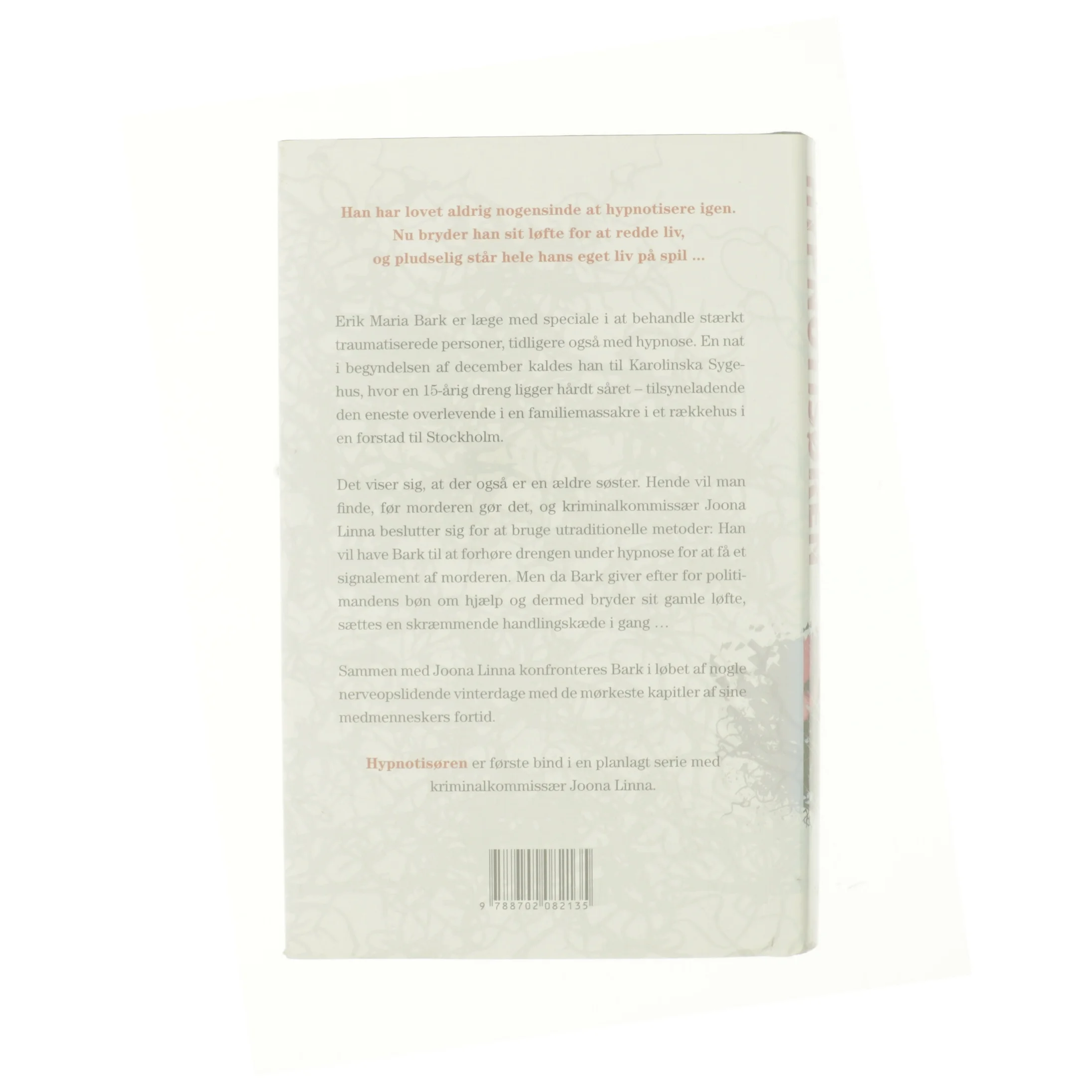 Hypnotisøren af Lars Kepler (Bog)