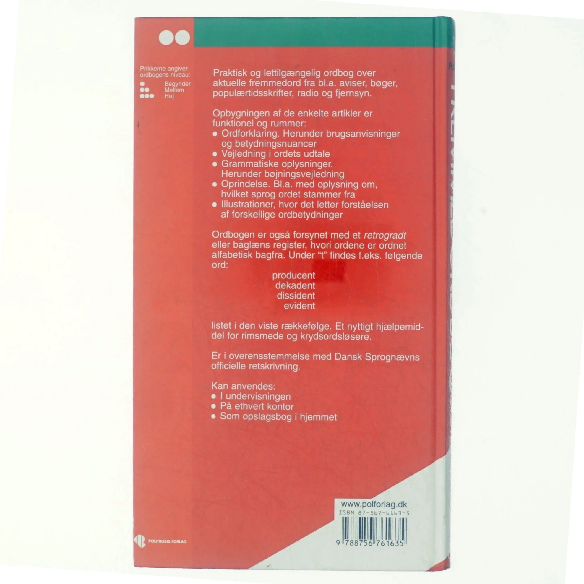 Politikens fremmedordbog (Bog)