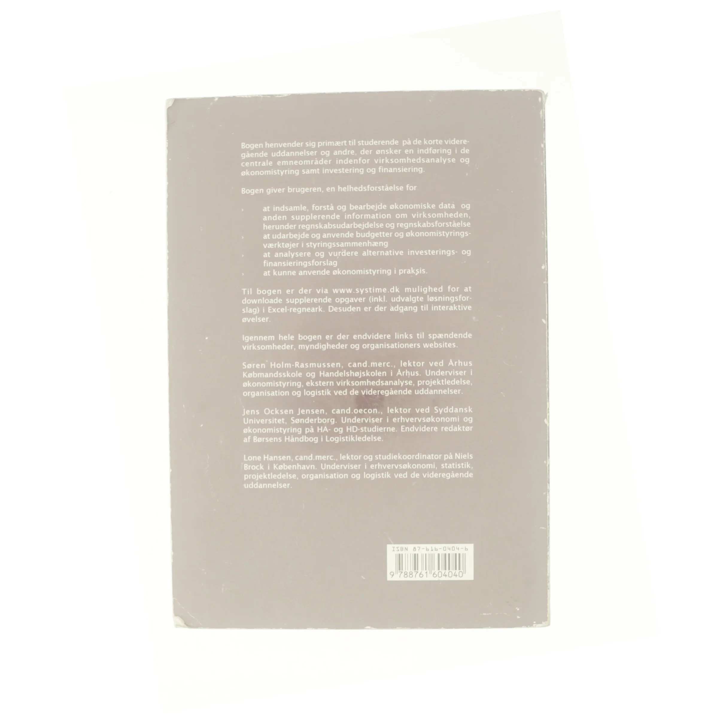 Økonomisk styring og virksomhedsanalyse : i et markedsorienteret perspektiv (Bog)