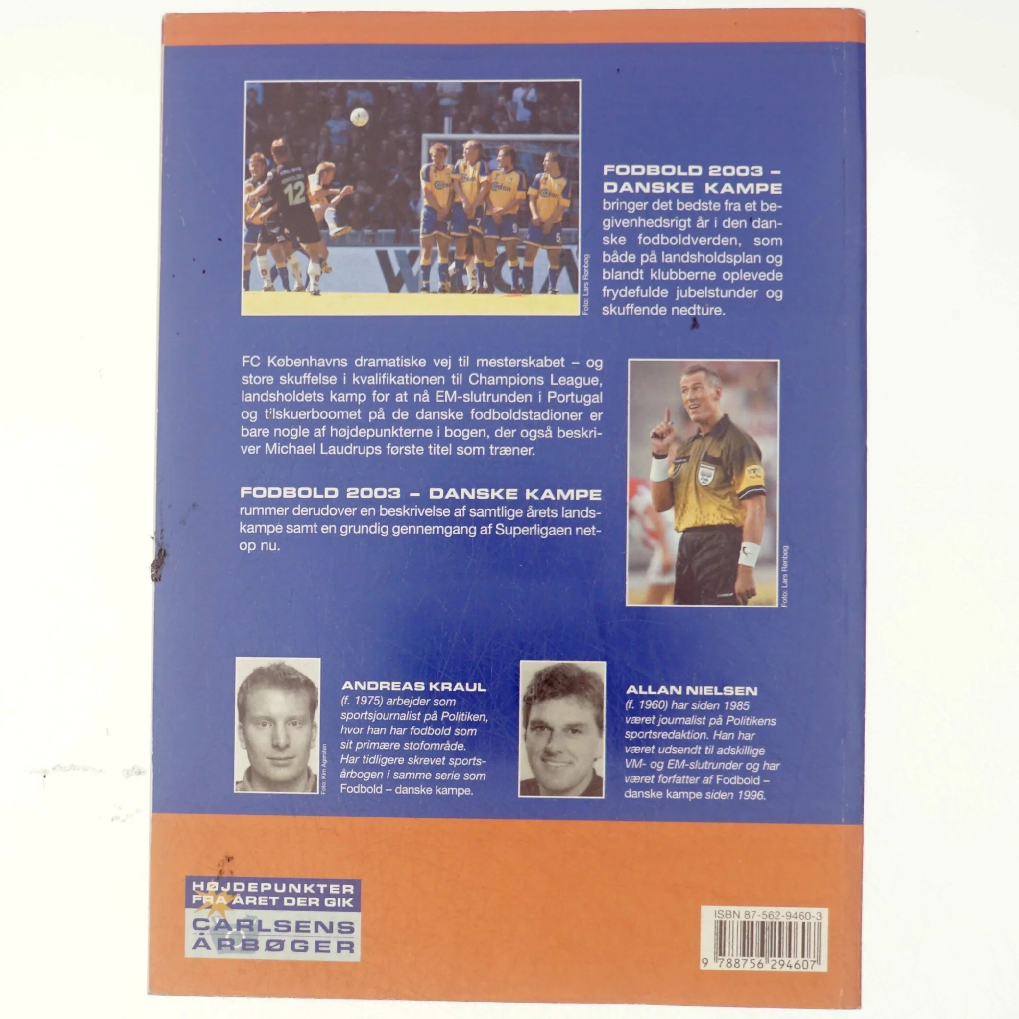Fodbold 2003: Danske kampe (36. årgang) 2003 af Allan Nielsen (Bog)