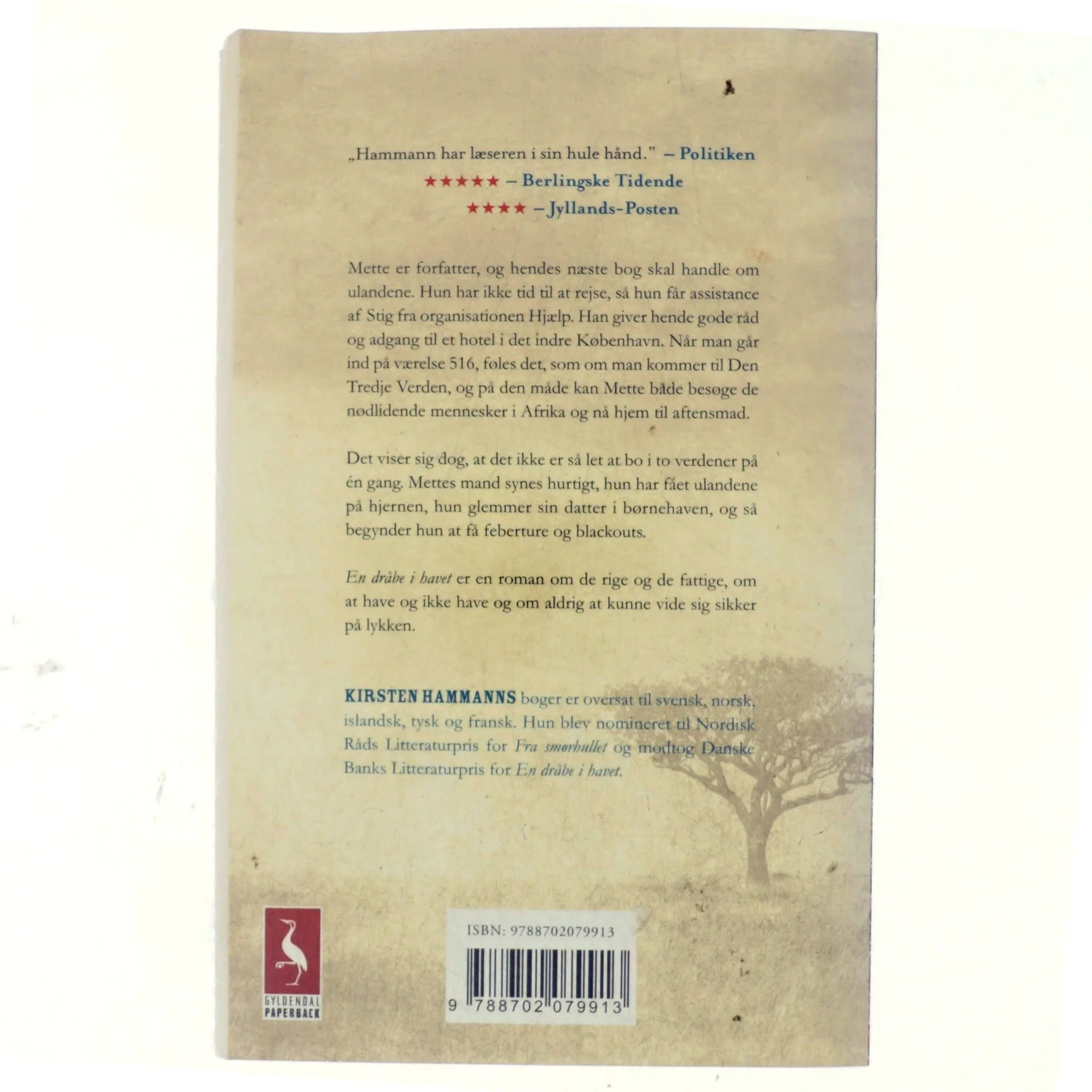 En dråbe i havet : roman af Kirsten Hammann (Bog)