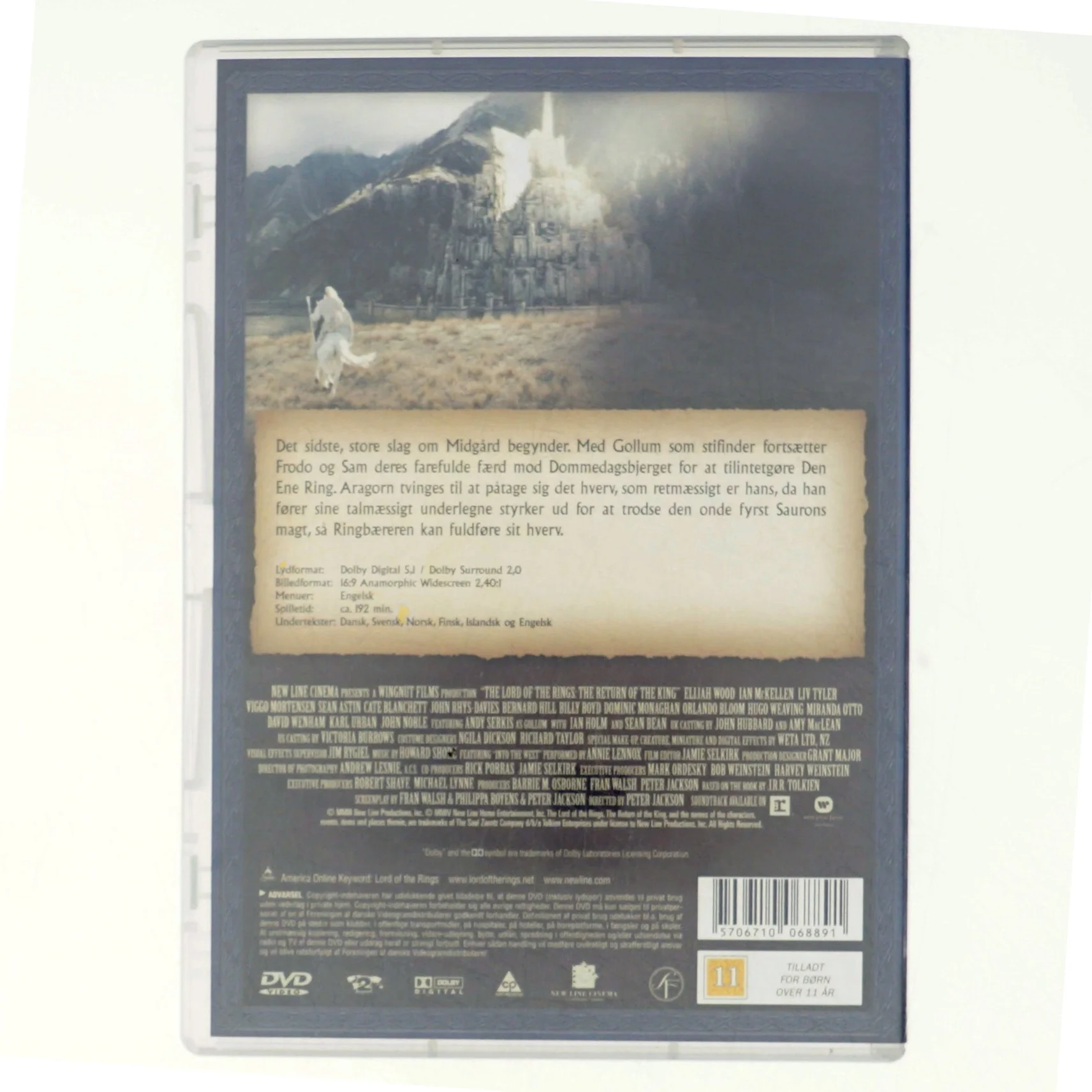 Lord of the Rings 3: Rotk. (Single Disc)