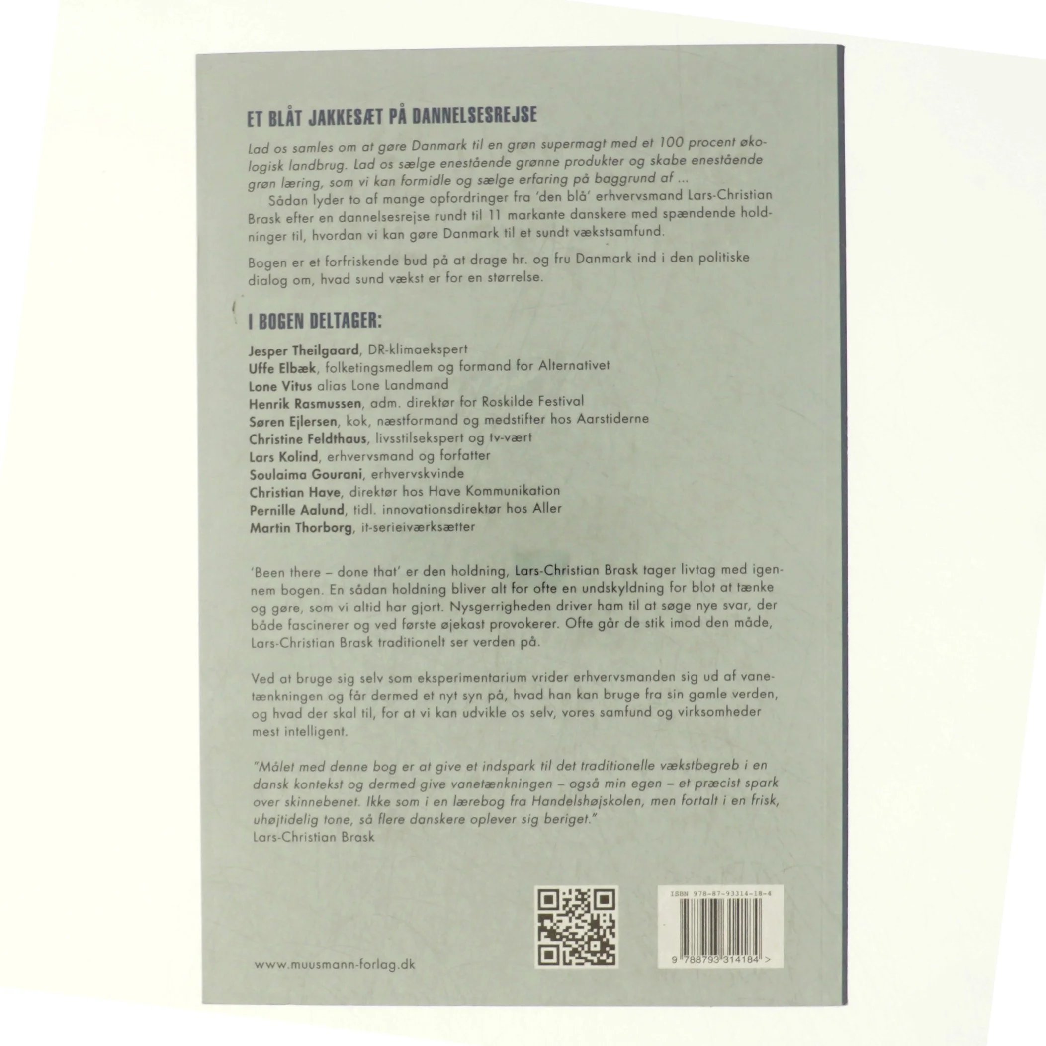 Vilje til forandring af Lars-Christian Brask (Bog)