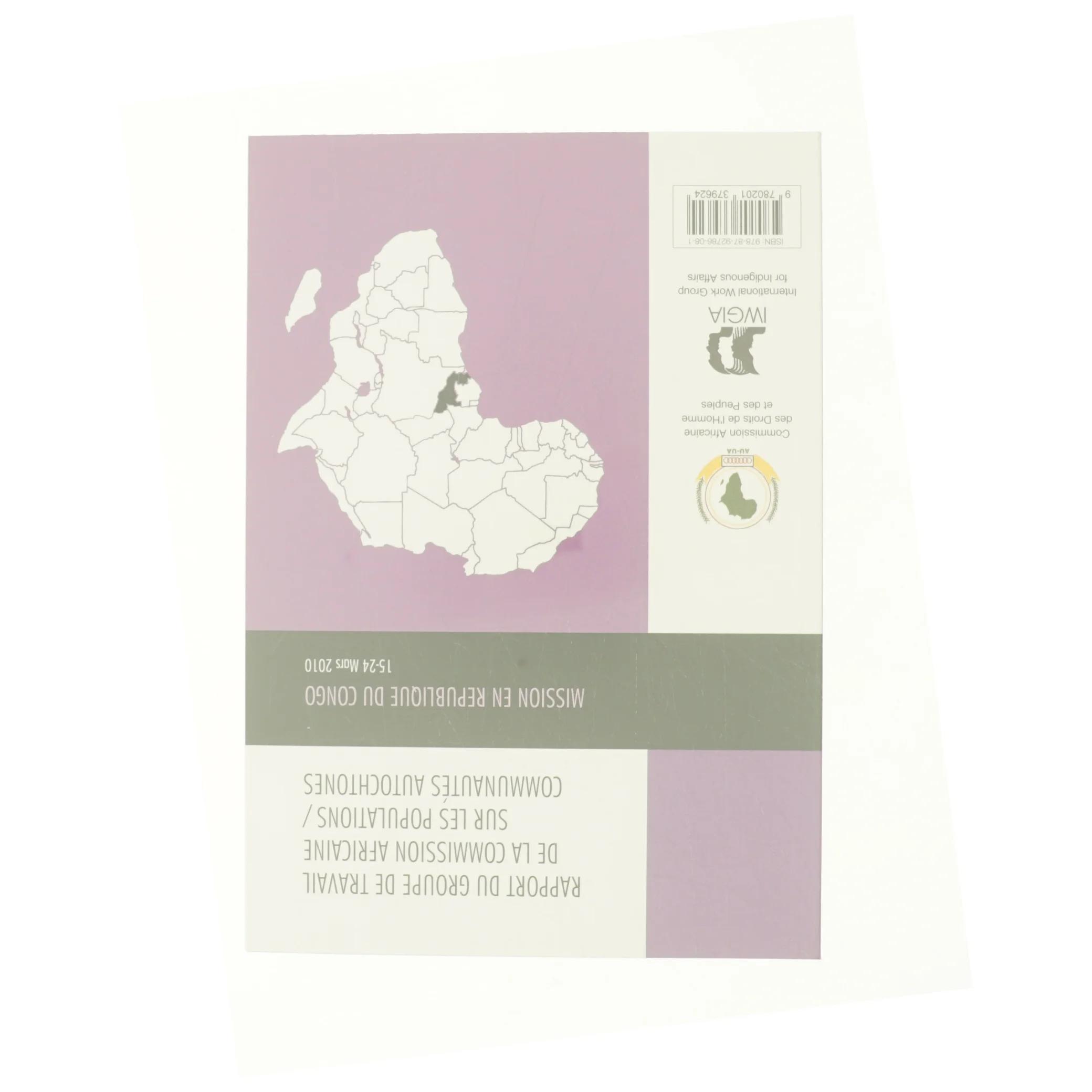 Repport of the african commissions working group on indigenous populations (bog)