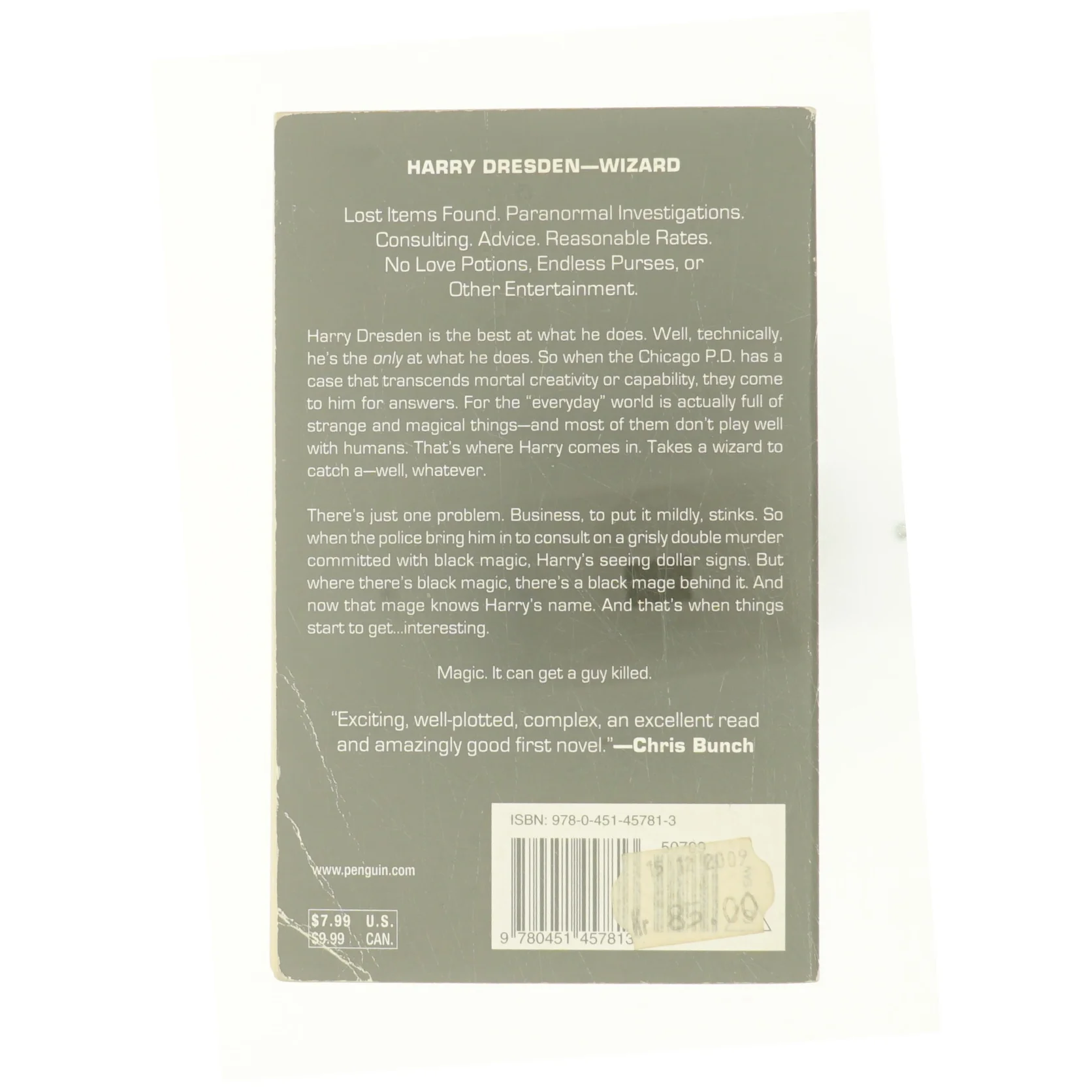 Strom front af Jim Butcher (Bog)