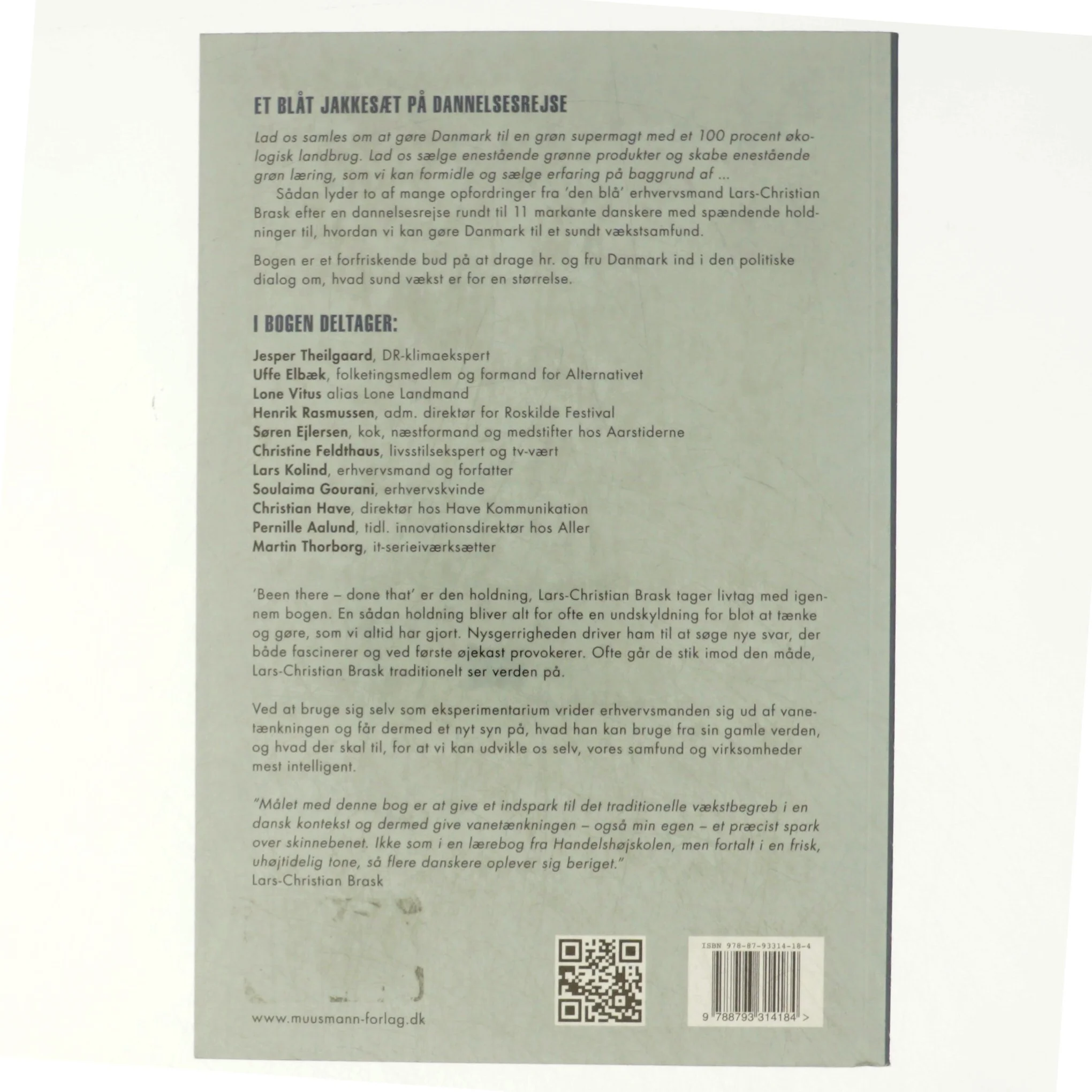 Vilje til forandring af Lars-Christian Brask (Bog)