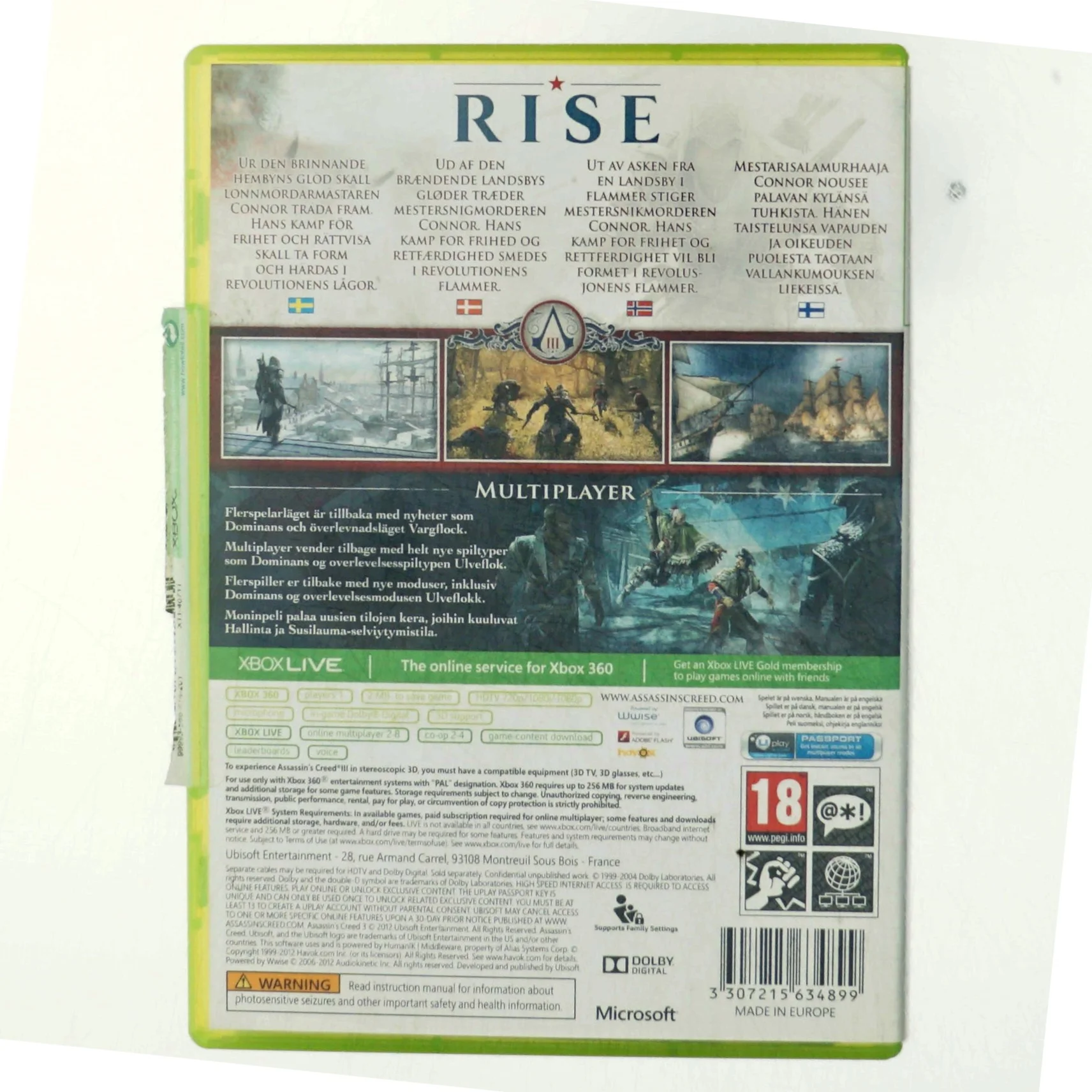 Assassin Creed III fra X Box