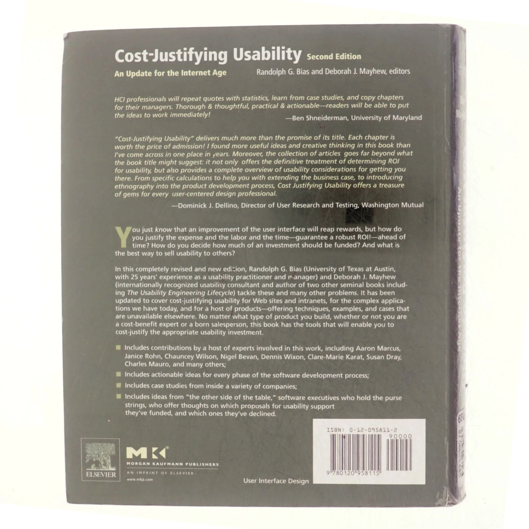 Cost-justifying usability : an update for an Internet age (Bog)