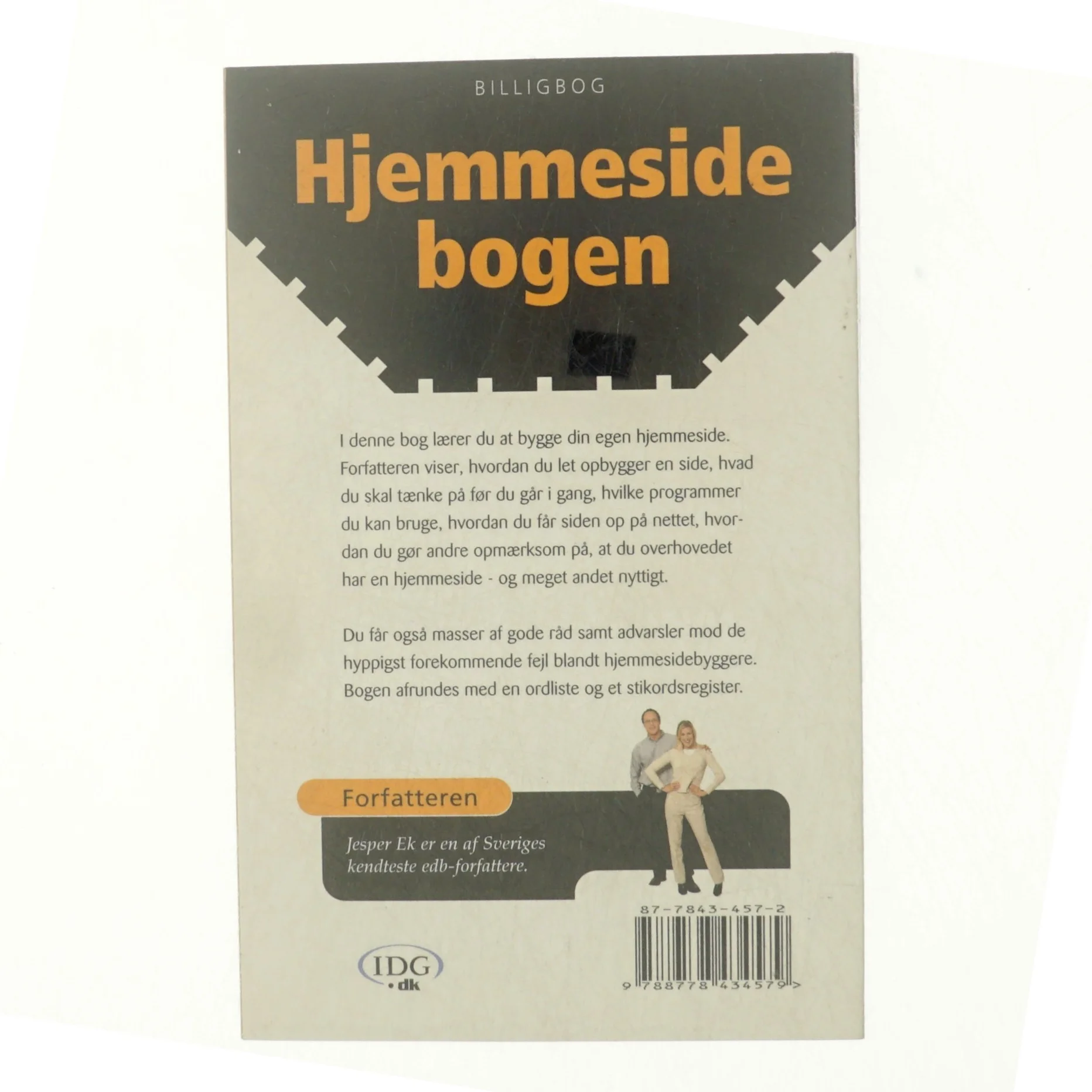 Hjemmesidebogen af Jesper Ek (Bog)