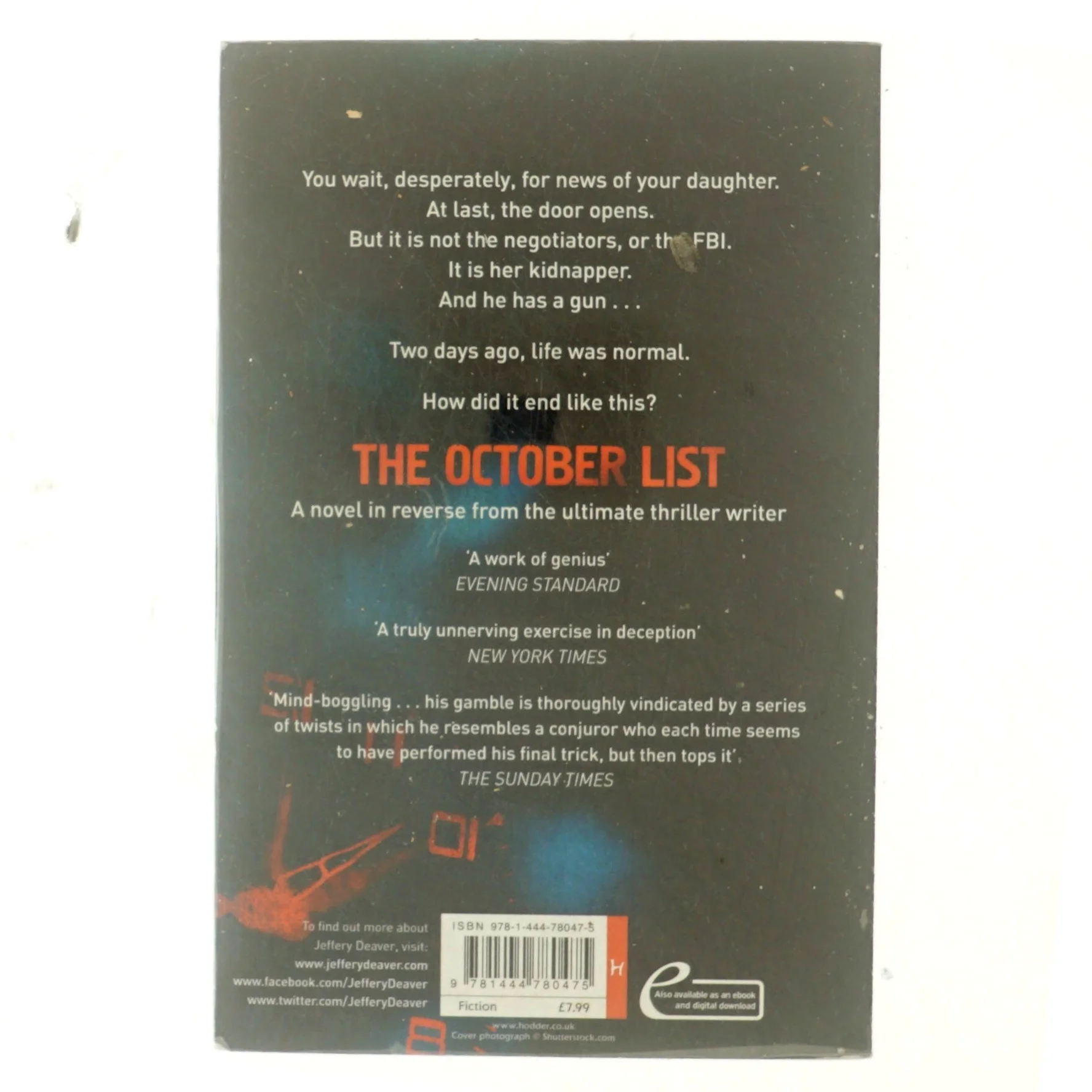 The October List af Jeffery Deaver (Bog)