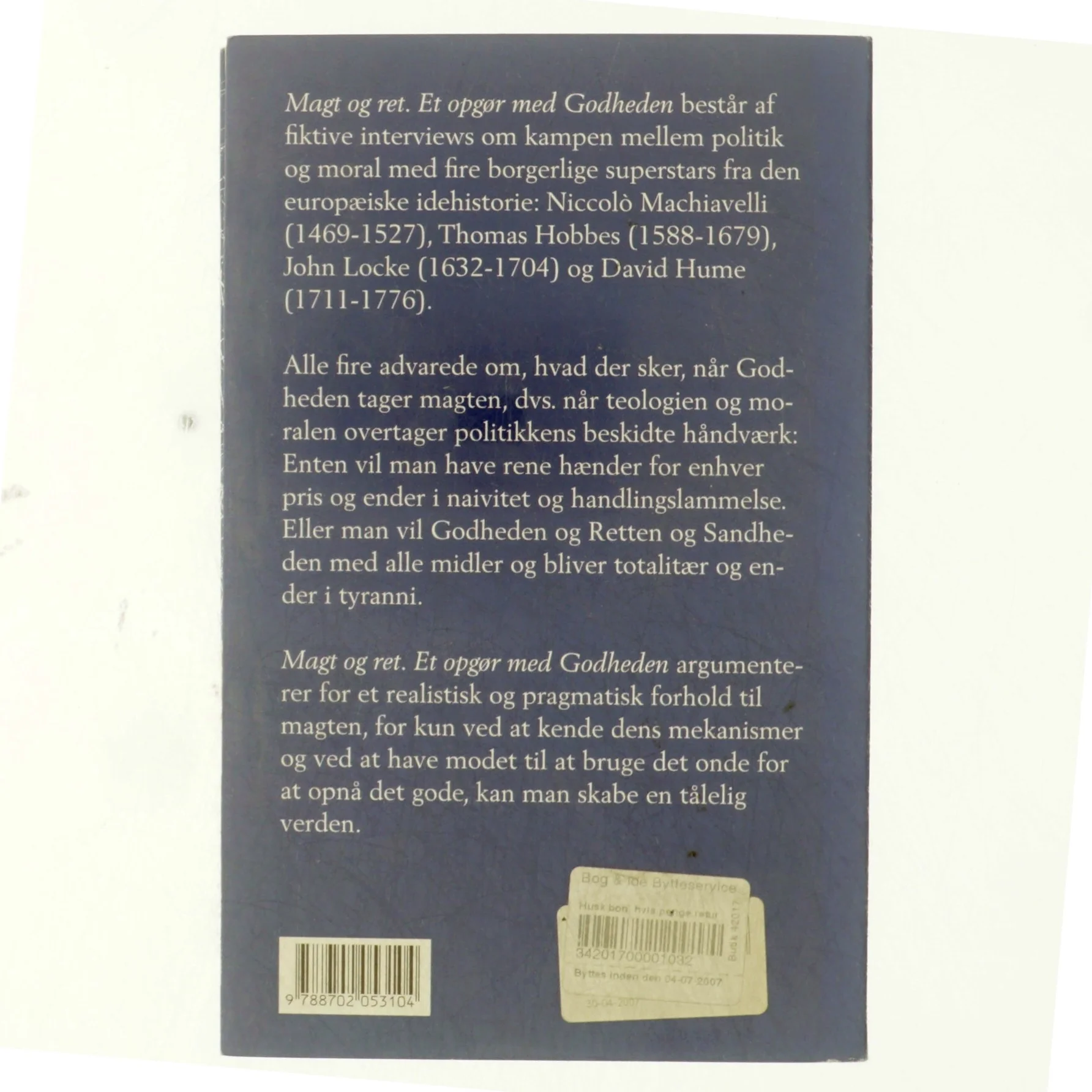 Magt og ret : et opgør med godheden af Mikael Jalving (Bog)