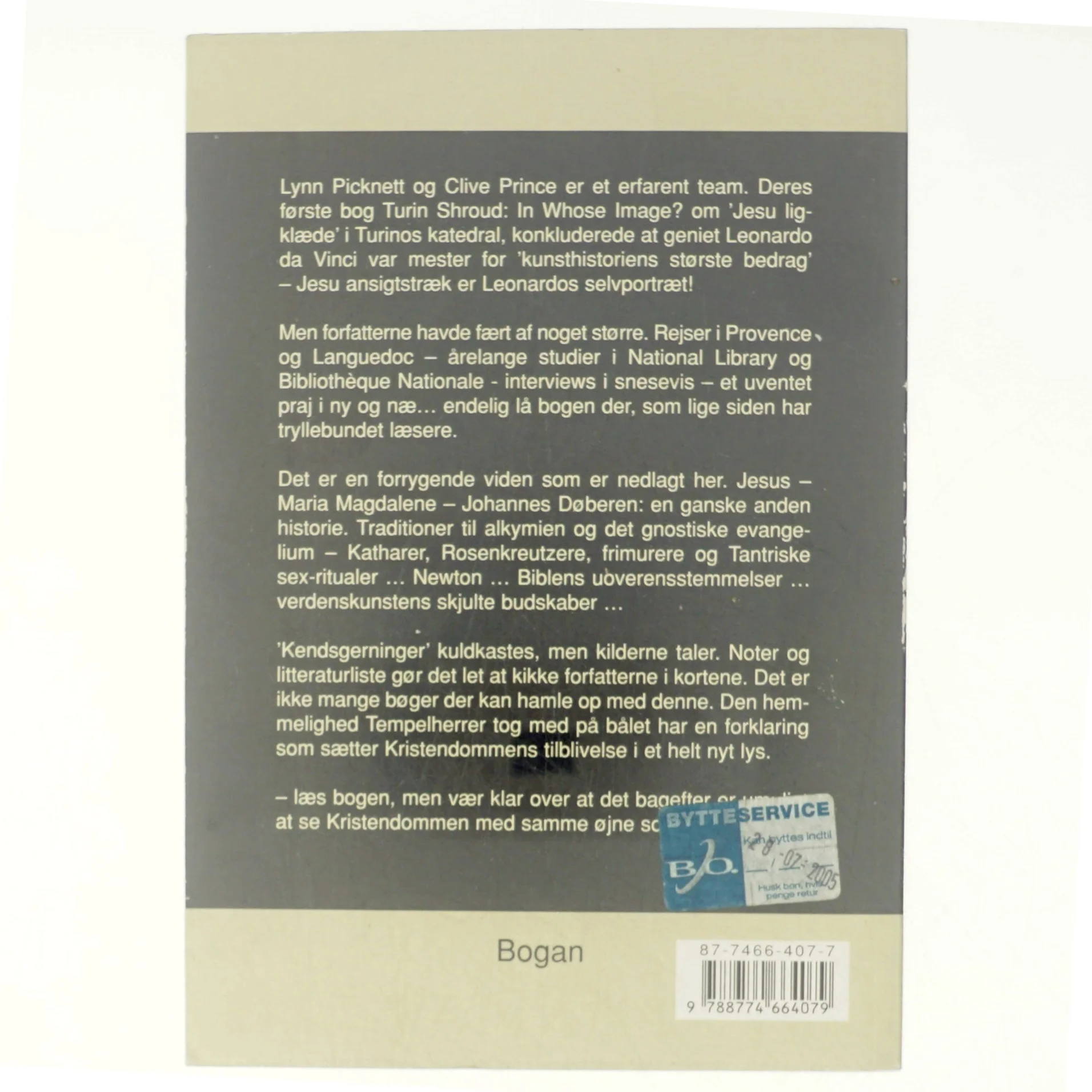 Tempelherrernes indsigt - Af Lynn Picknett