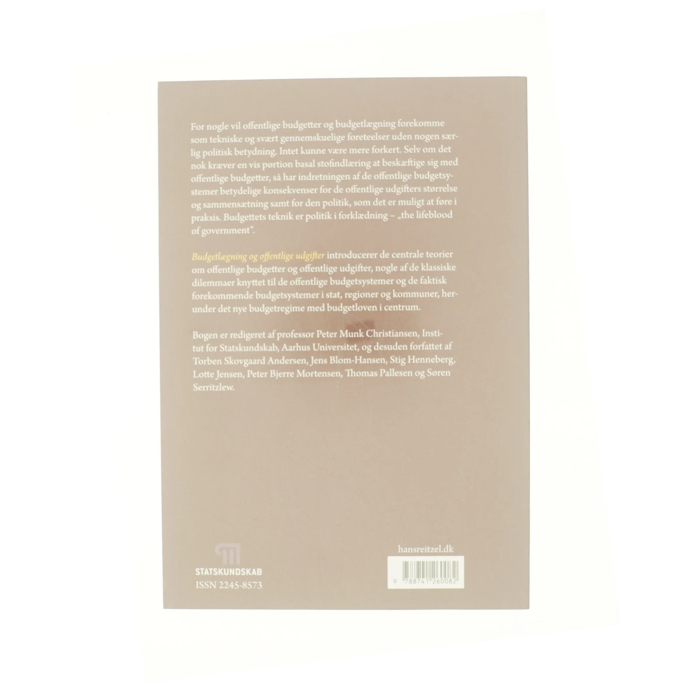 Budgetlægning og offentlige udgifter (Bog)