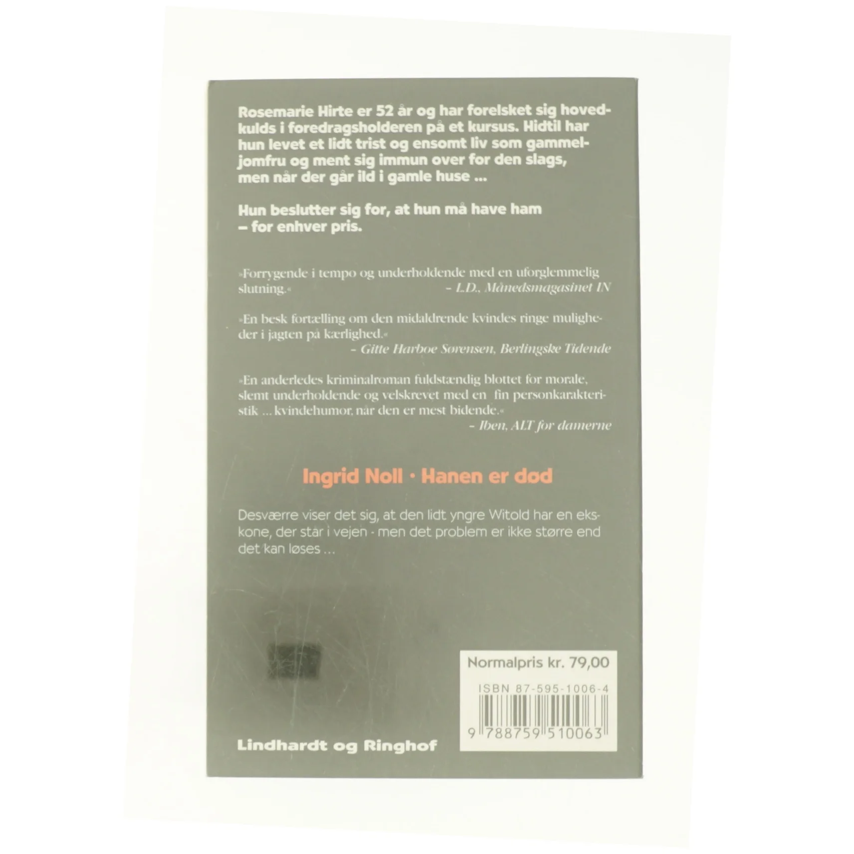 Hanen er død af Ingrid Noll (Bog)