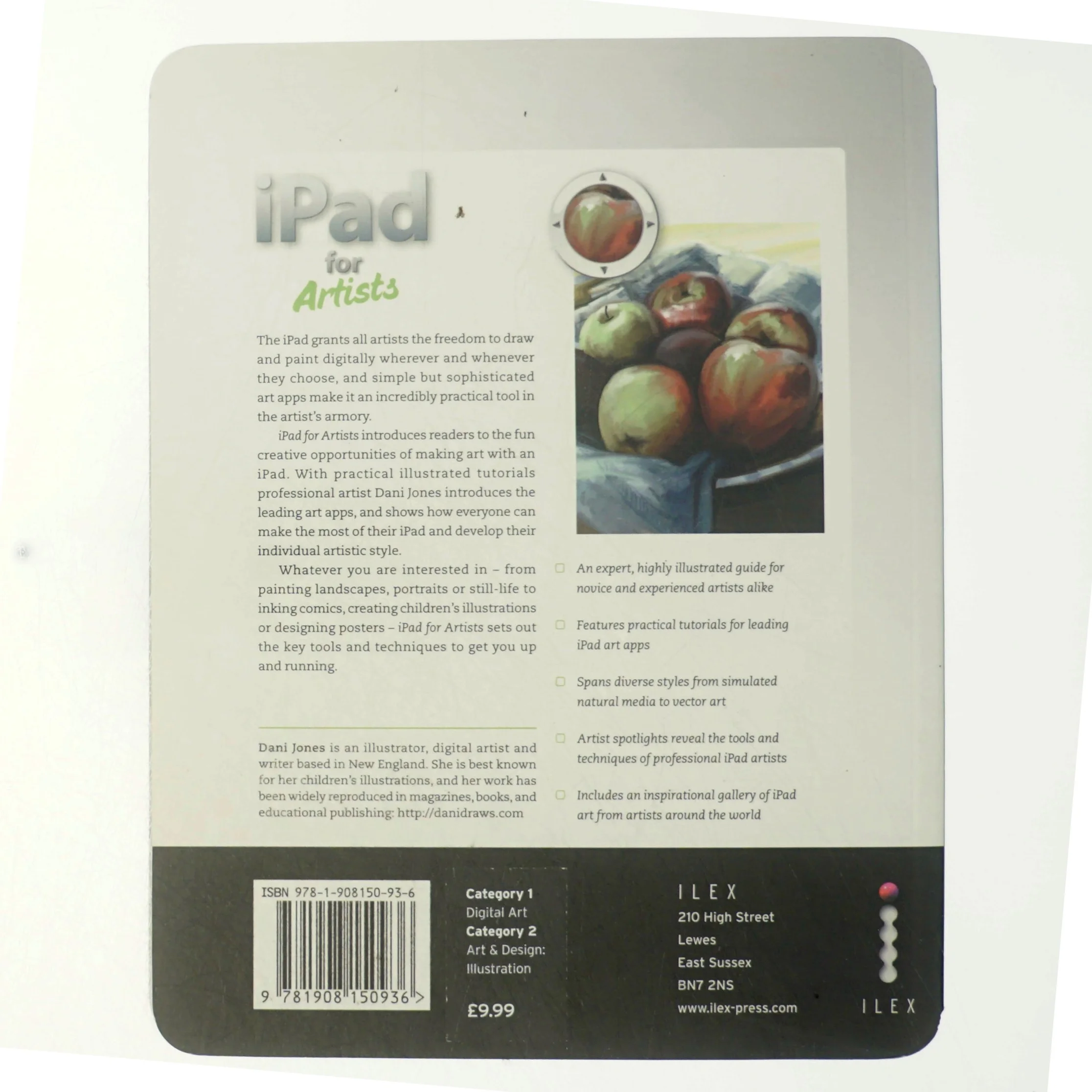 iPad for artists : how to make great art with your tablet af Dani Jones (Bog)