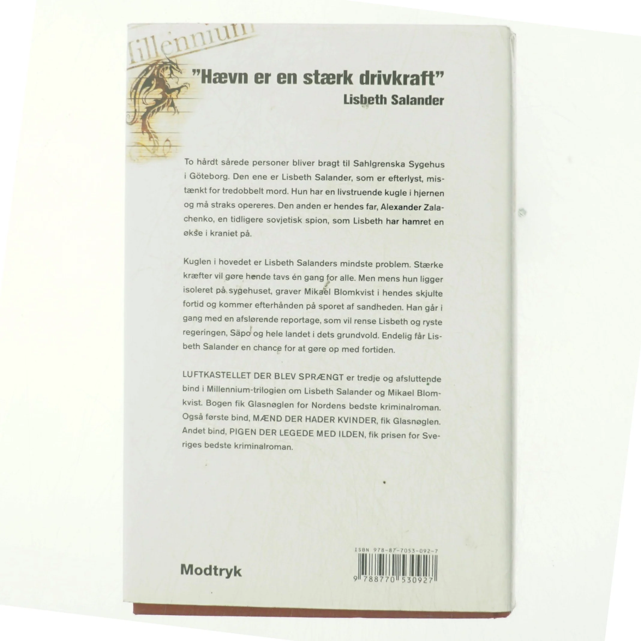 Luftkastellet der blev sprængt af Stieg Larsson (Bog)