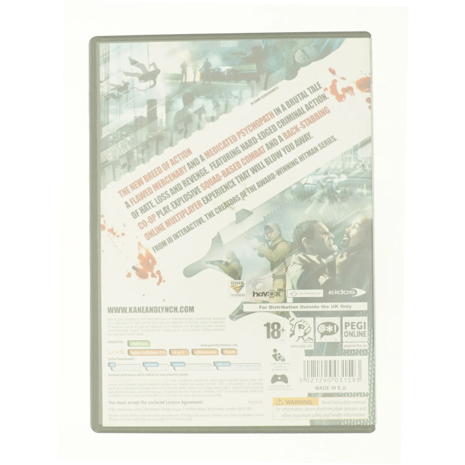 Kane & Lynch Dead men fra DVD