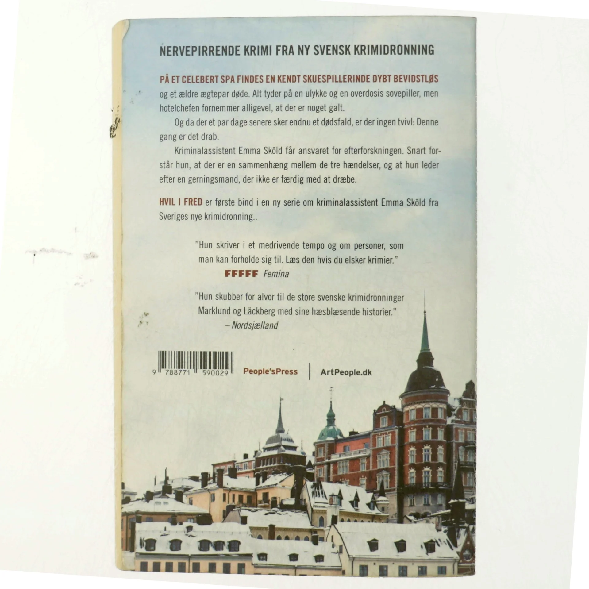 Hvil i fred : krimi af Sofie Sarenbrant (Bog)