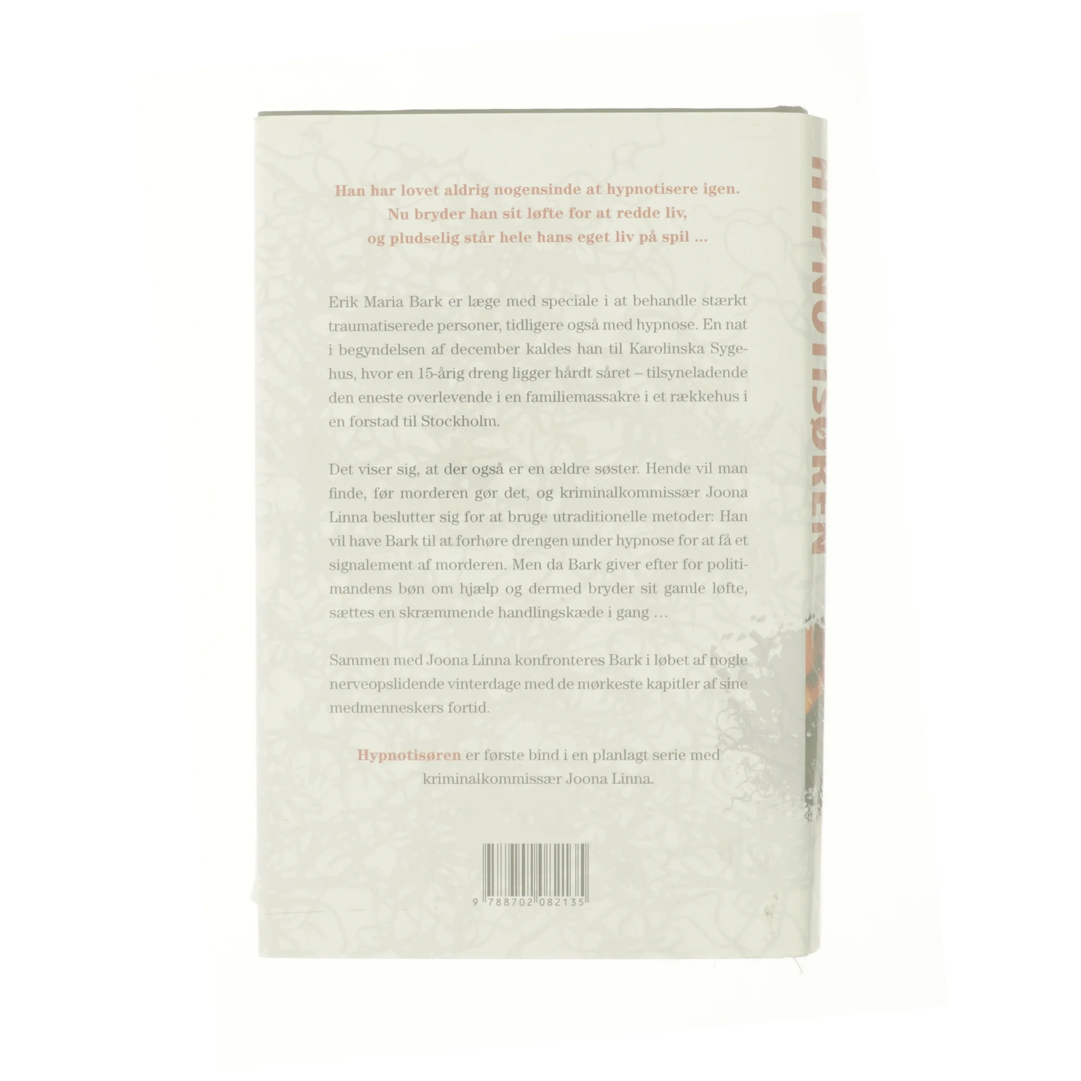 Hypnotisøren af Lars Kepler (Bog)