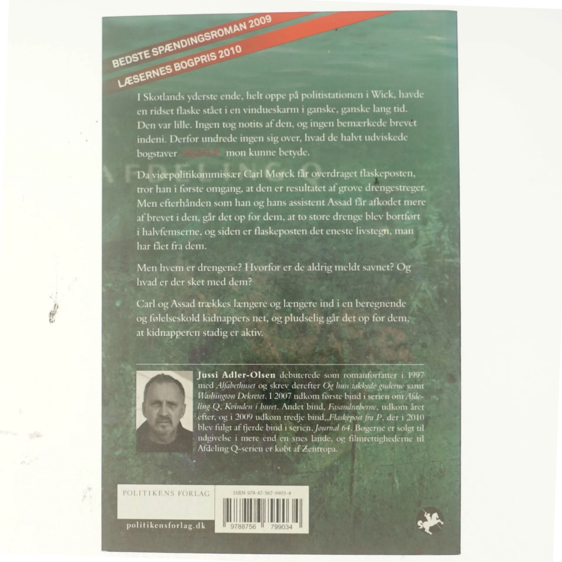 Flaskepost fra P af Jussi Adler-Olsen (Bog)