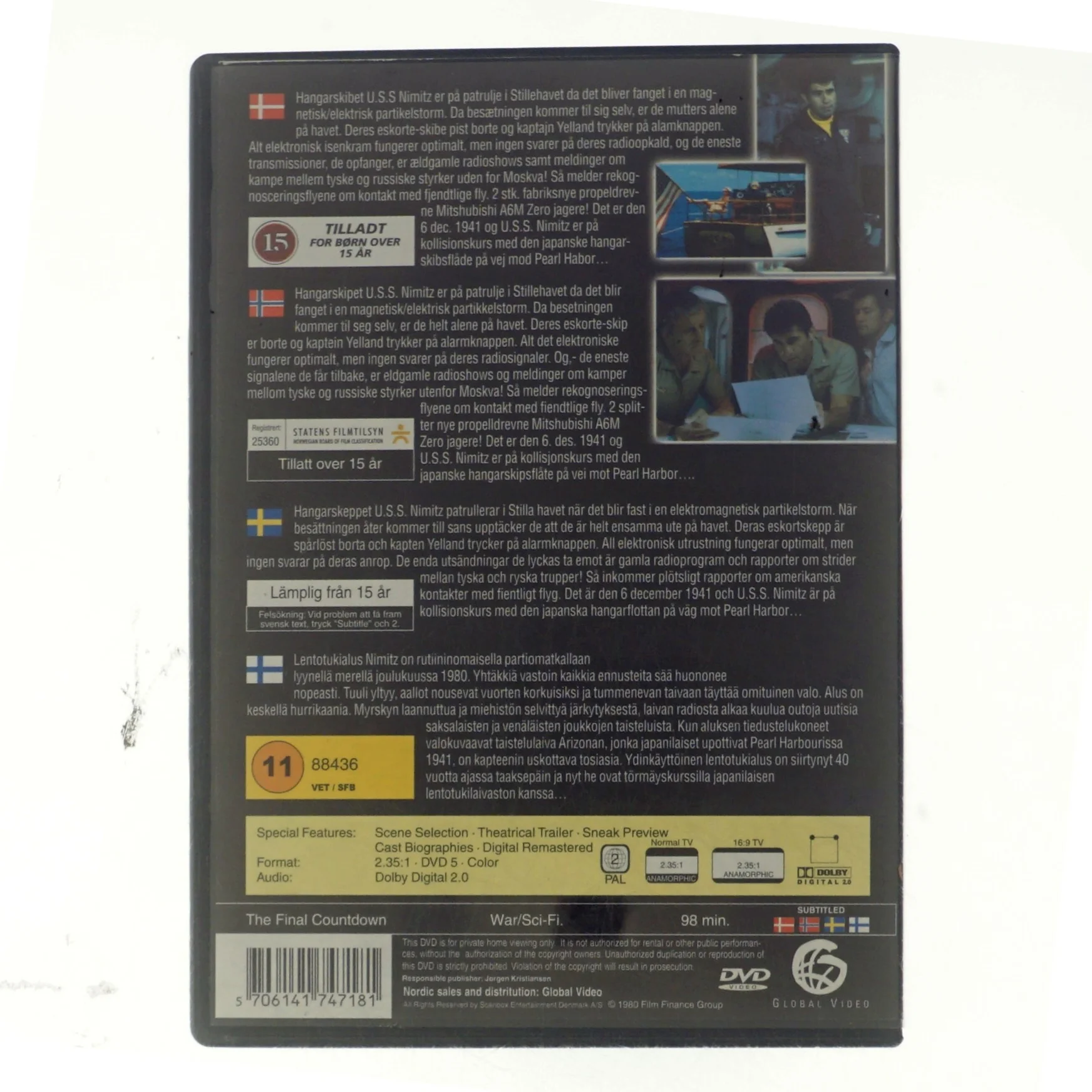 U.S.S.Nimmitz, lost in the pacific