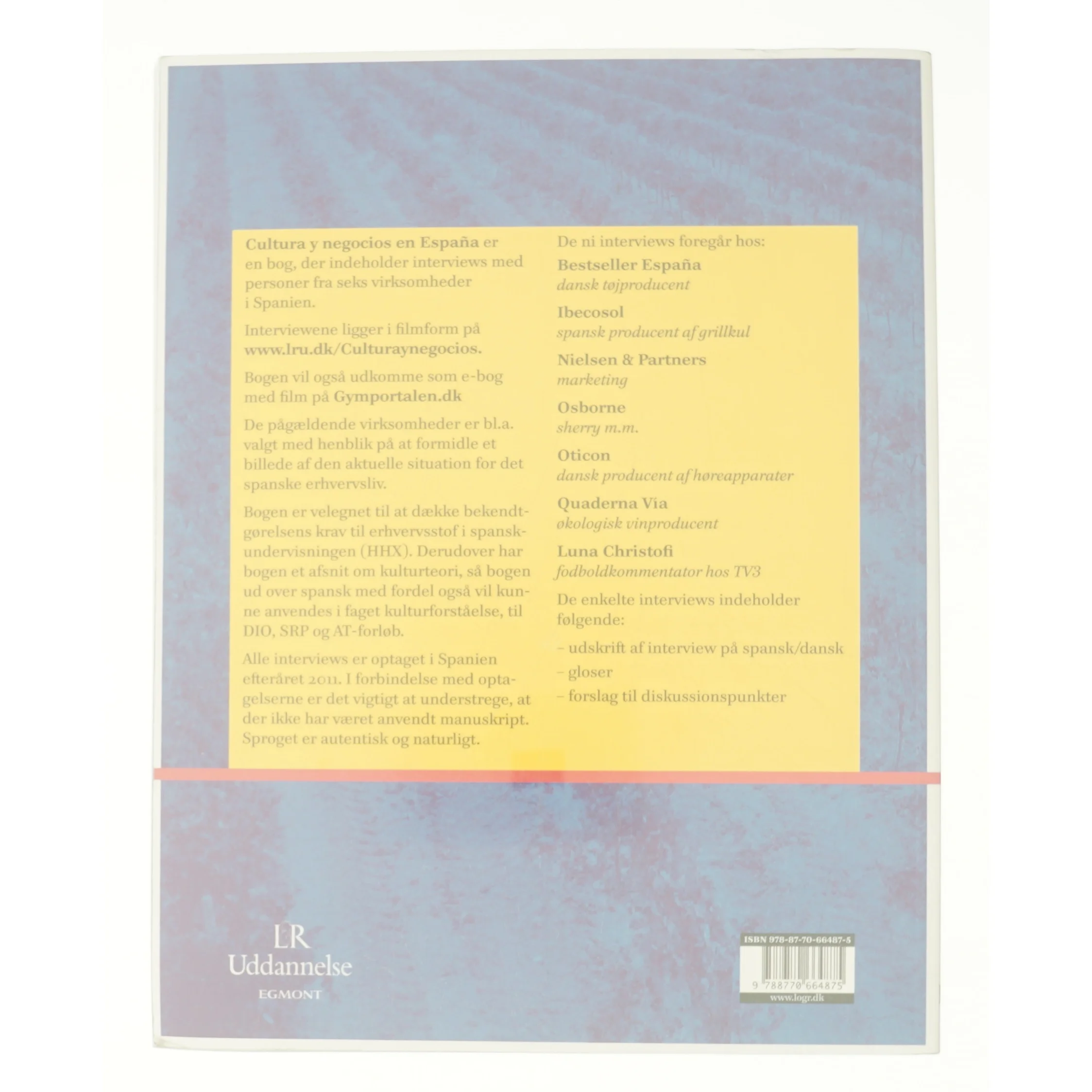 Cultura y negocios en Espana af Lindhart og Ringhof fra Bog