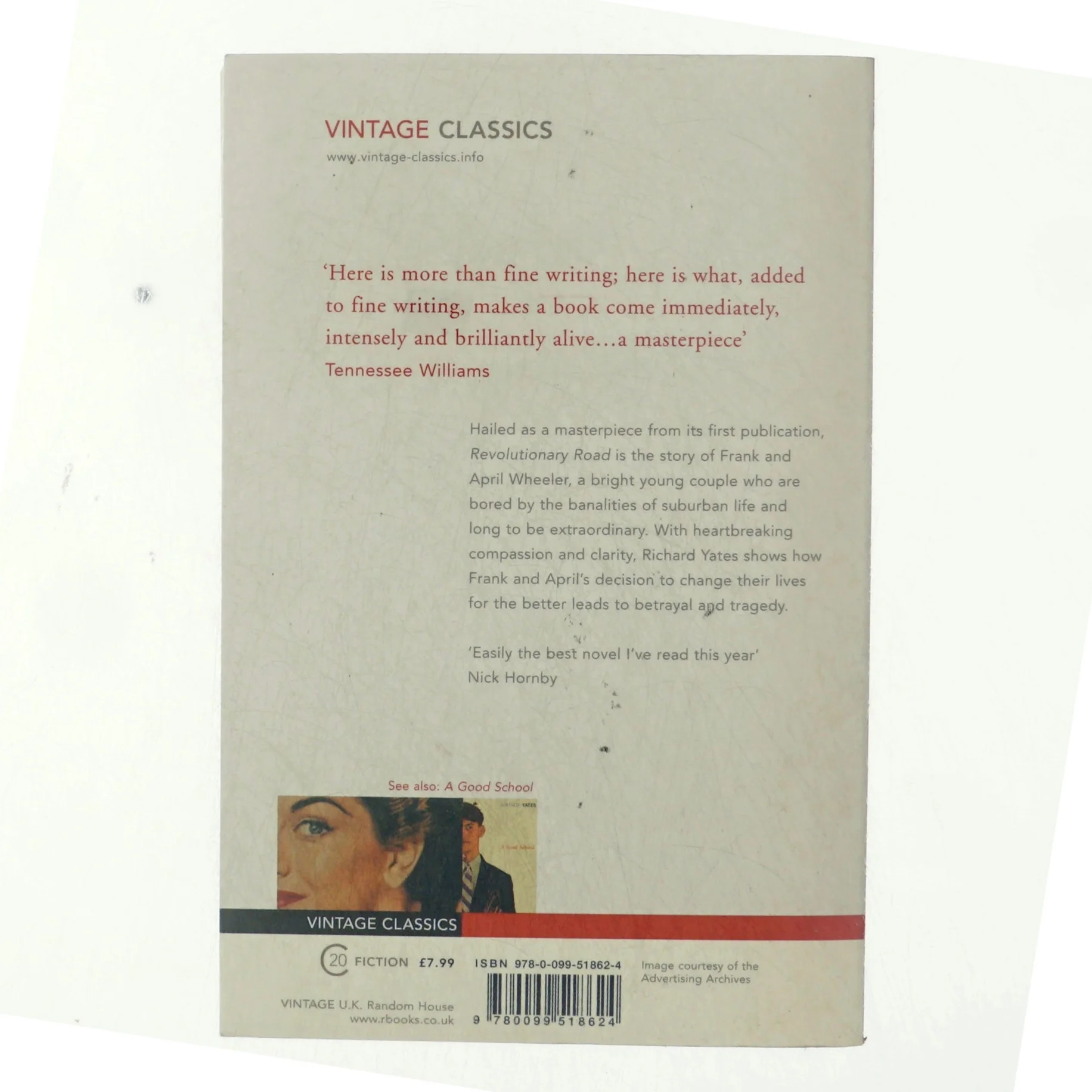 Revolutionary road af Richard Yates (Bog)