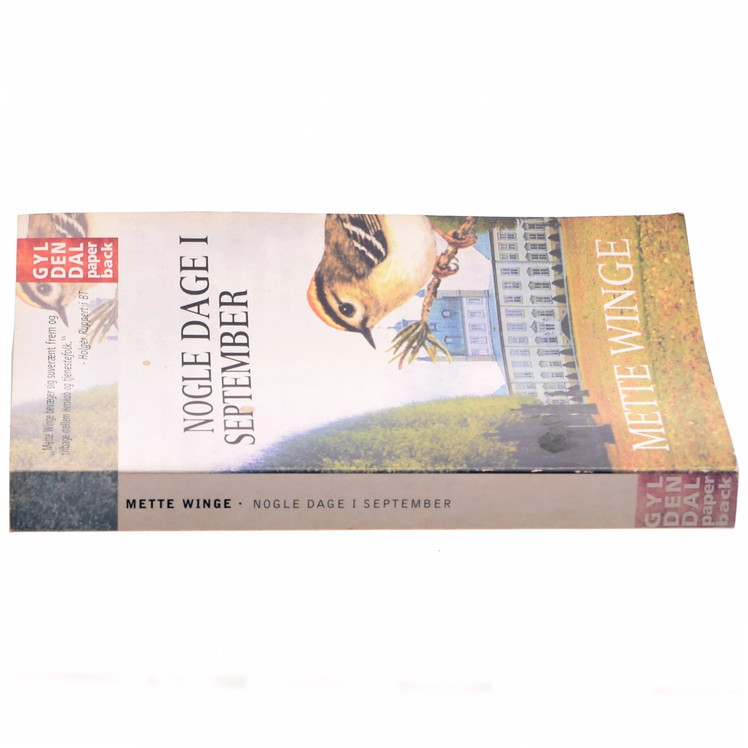 Nogle dage i september : en familieroman af Mette Winge (Bog)