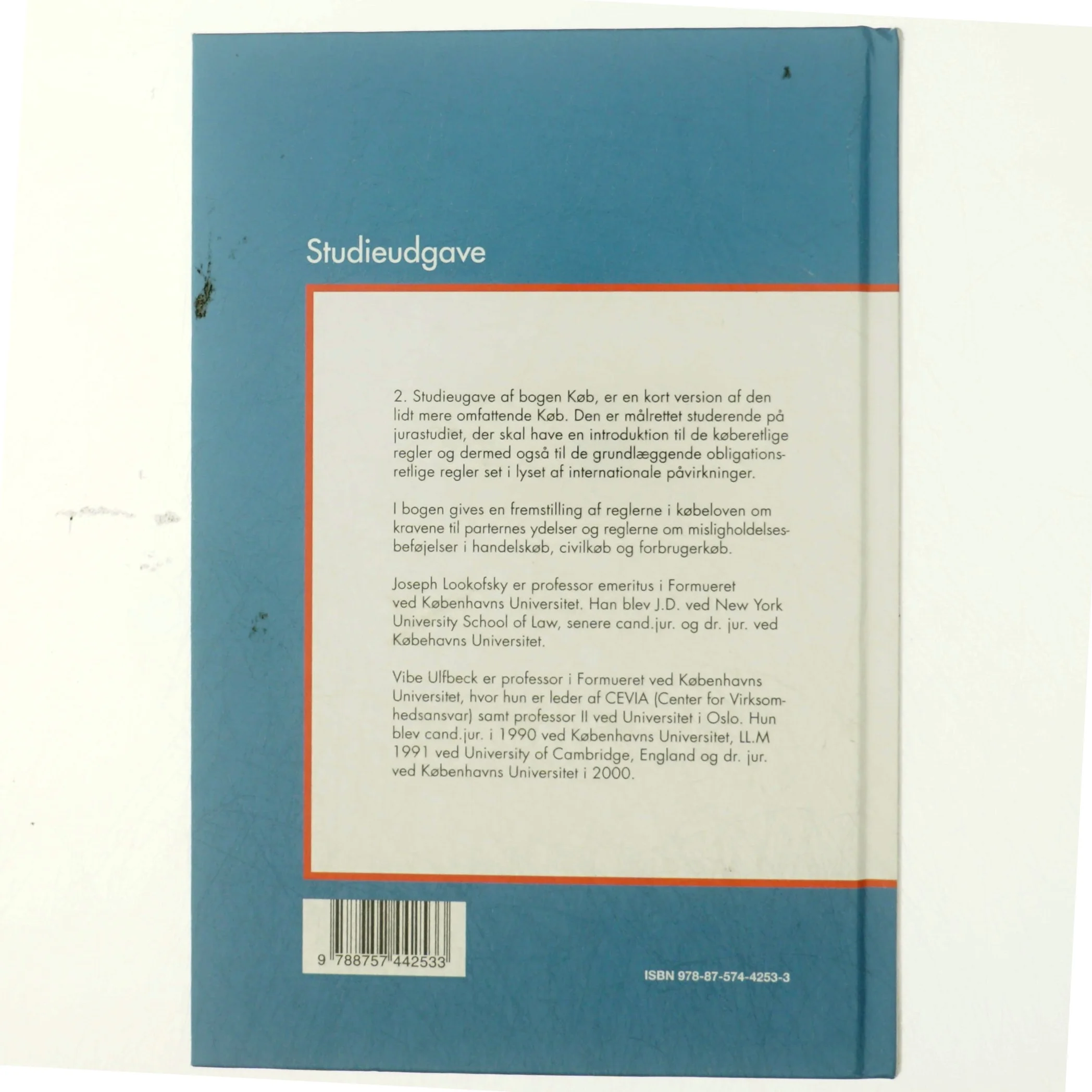 Køb : dansk indenlandsk købsret : studieudgave (Studieudgave) af Joseph M. Lookofsky (Bog)