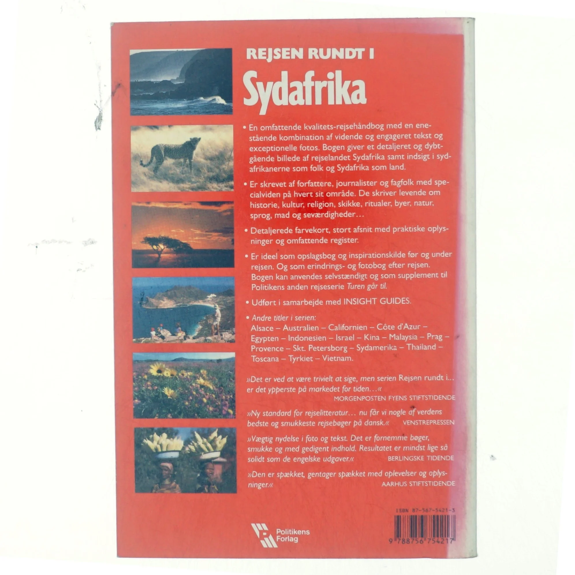 Rejsen rundt i Sydafrika (Bog)