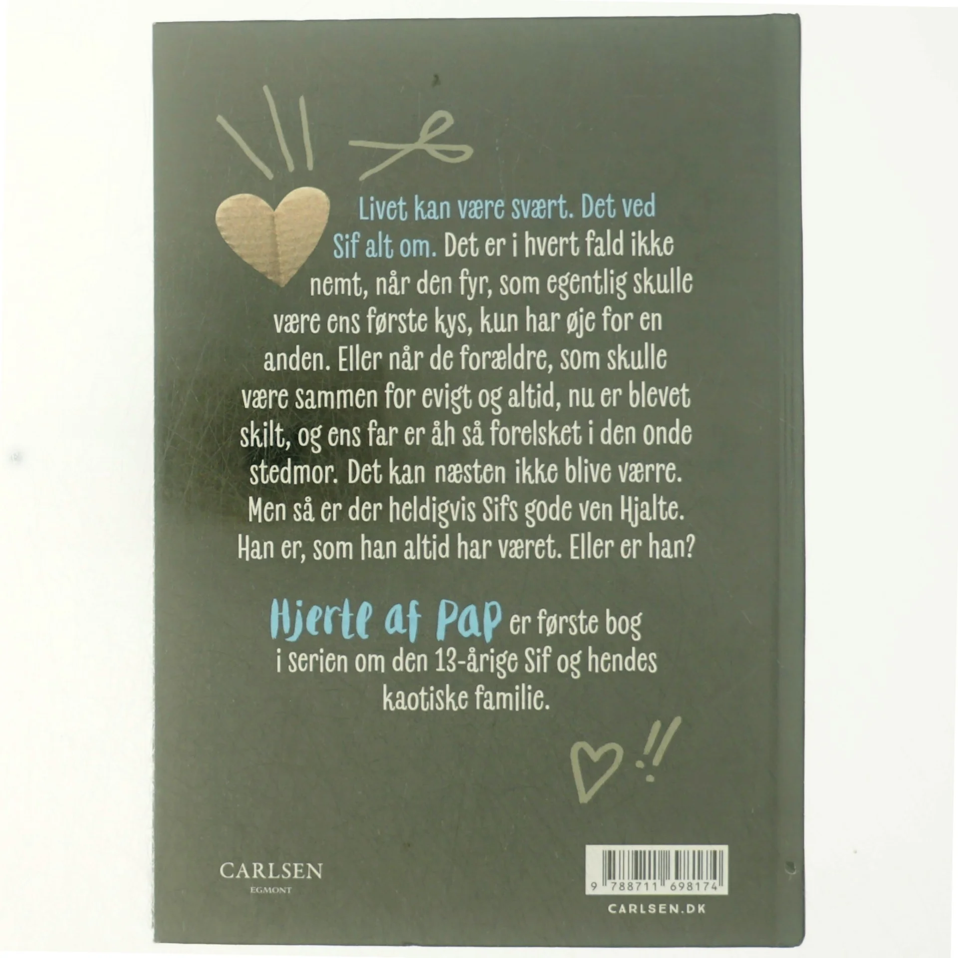 Hjerte af pap af Kristina Aamand (Bog)