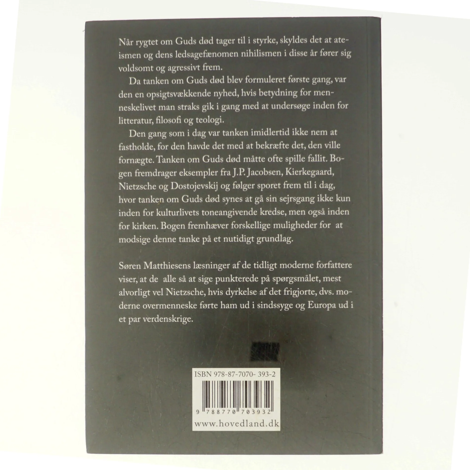 Rygtet om Guds død af Søren Matthiesen (Bog)