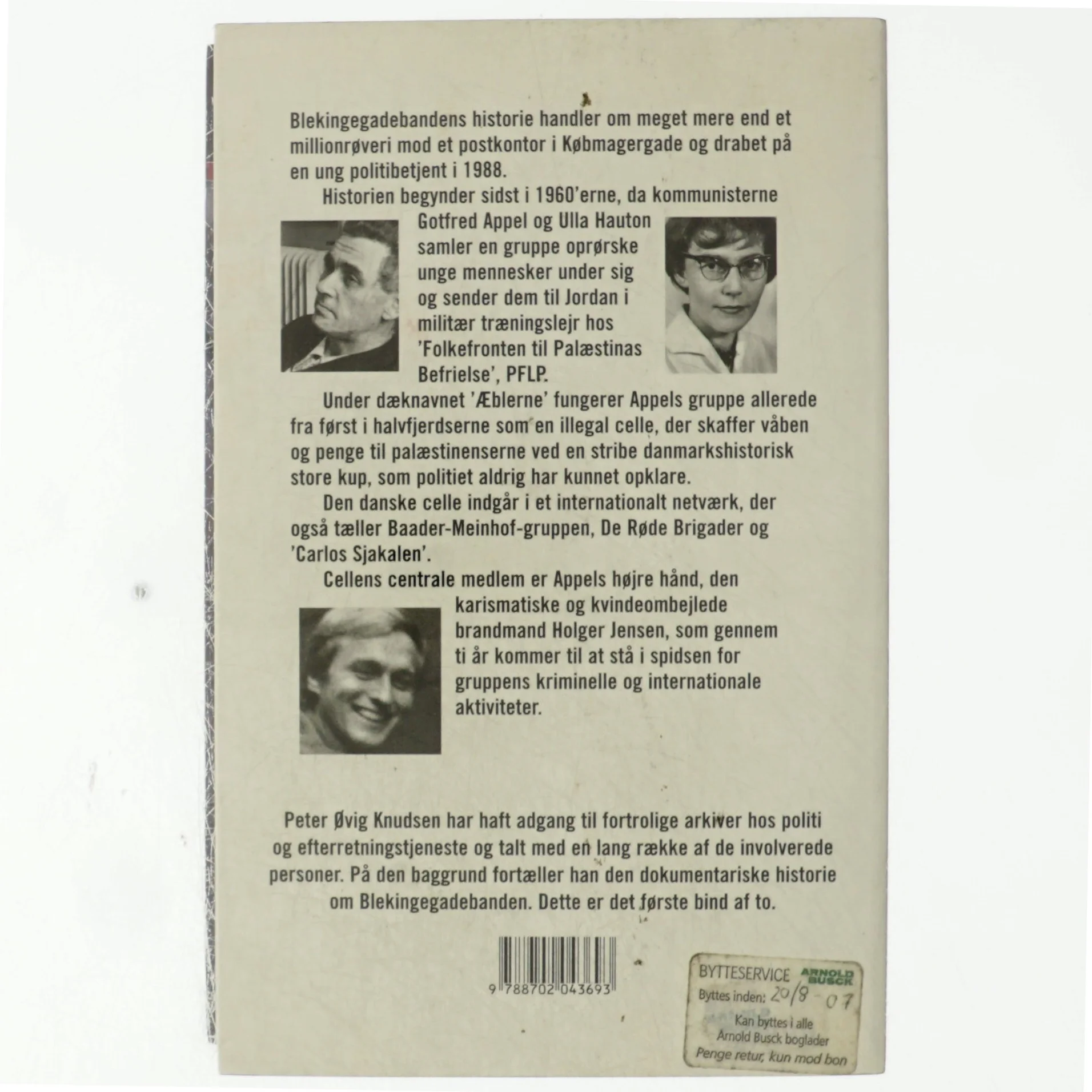 Blekinge Gade Banden af Peter Ovig Knudsen (Bog)