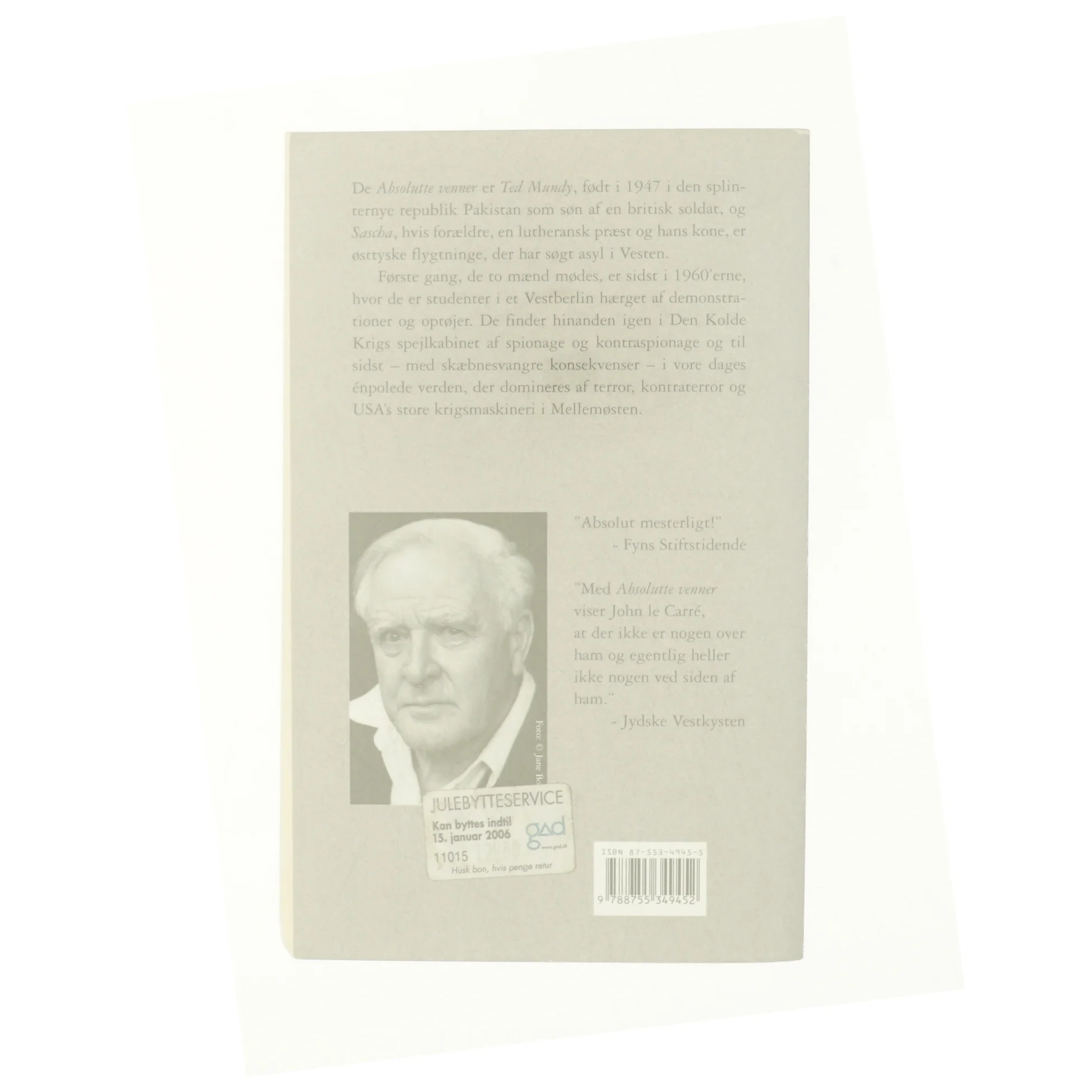 Absolutte venner : roman af John Le Carré (Bog)