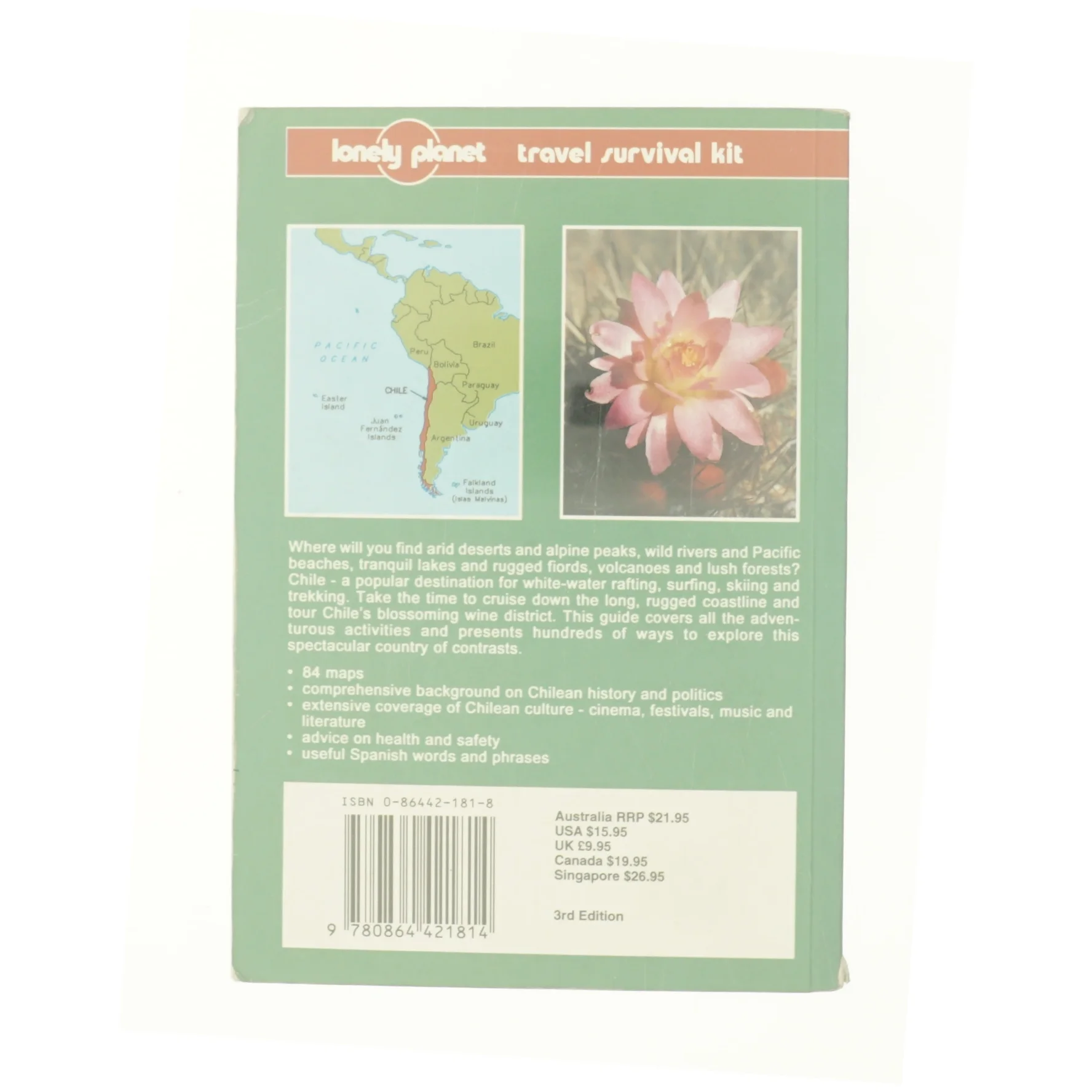 Chile and Easter Island : a Travel Survival Kit af Wayne Bernhardson (Bog)