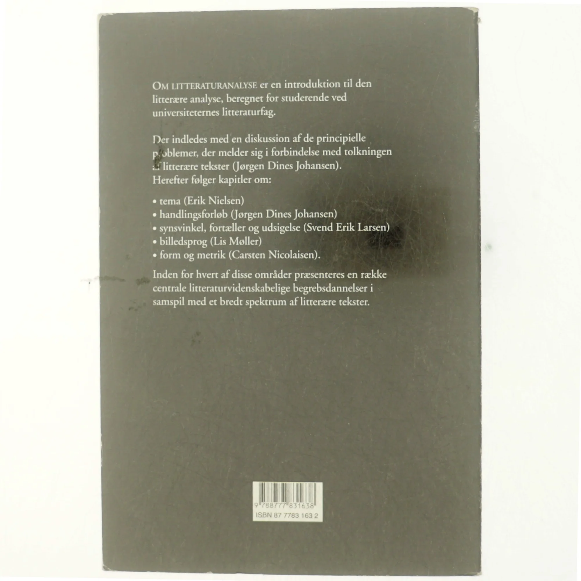 Om litteraturanalyse af Lis Møller (f. 1955) (Bog)