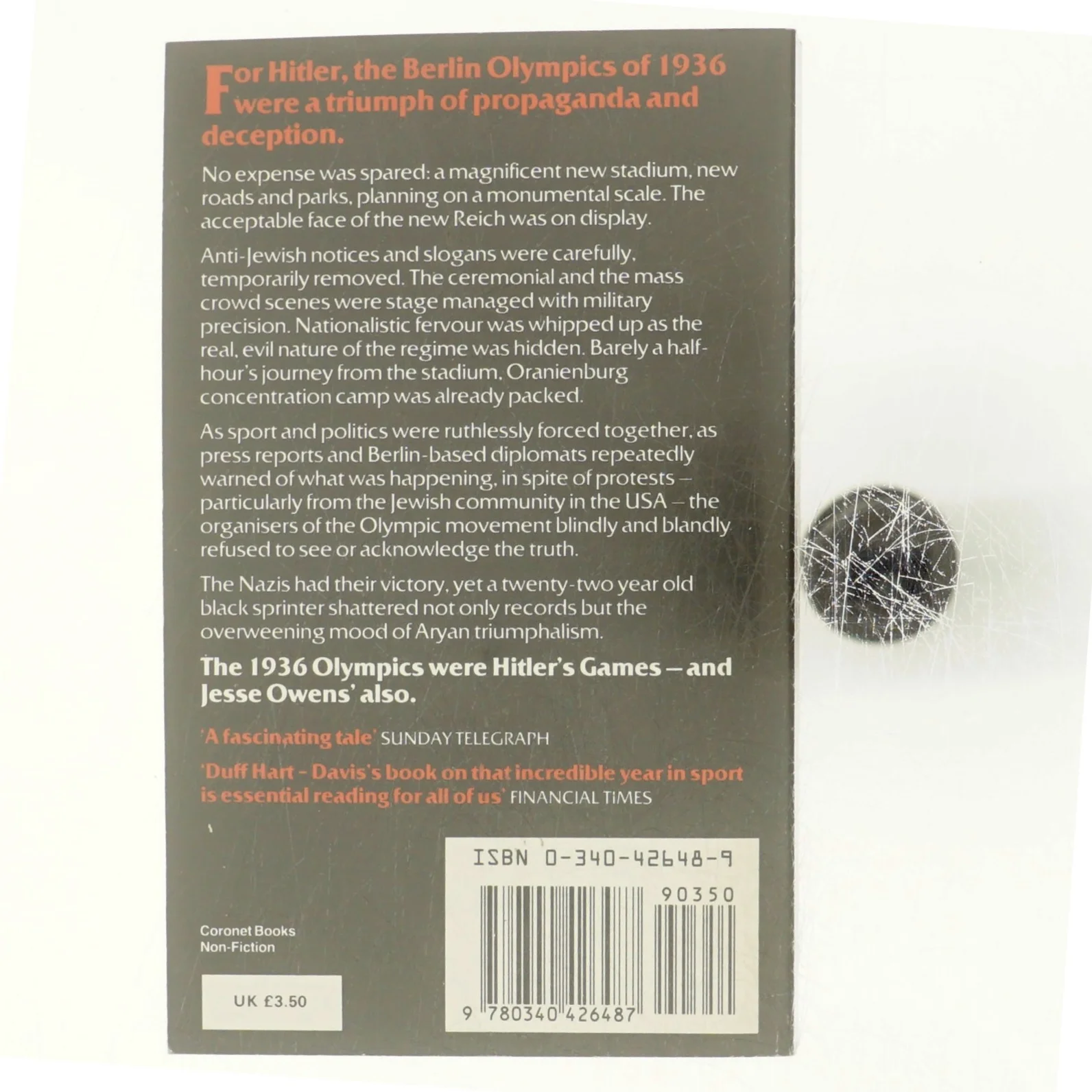 Hitlers Olympics : the 1936 games af Duff Hart-Davis (Bog)