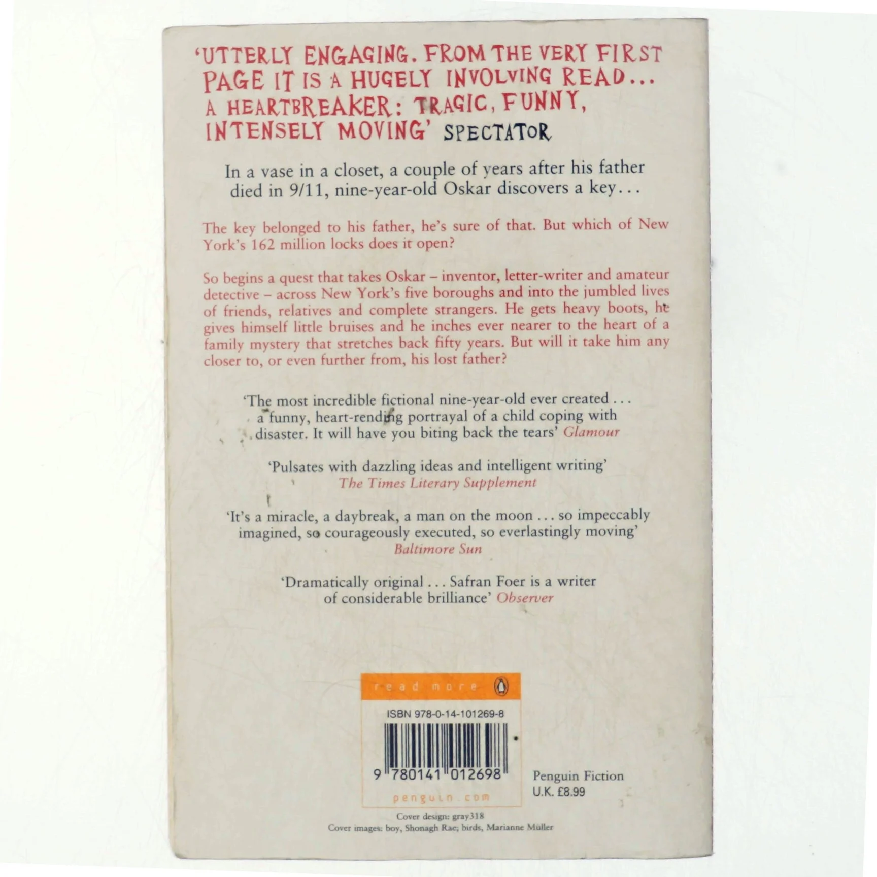 Extremely loud & incredibly close af Jonathan Safran Foer (Bog)