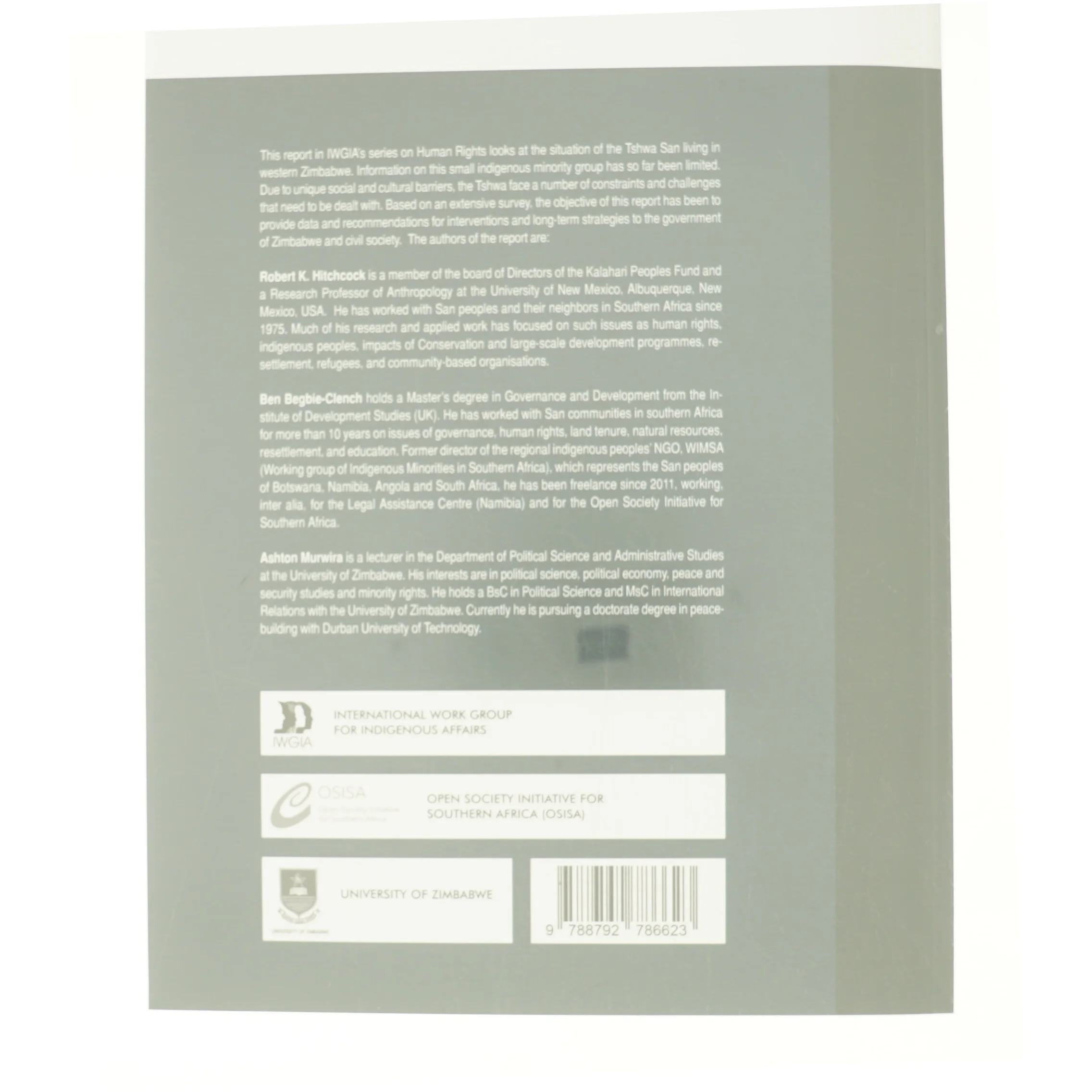 The San in Zimbabwe af Ashton Murwira, Ben Begbie-Clench, Robert K. Hitchcock (Bog)