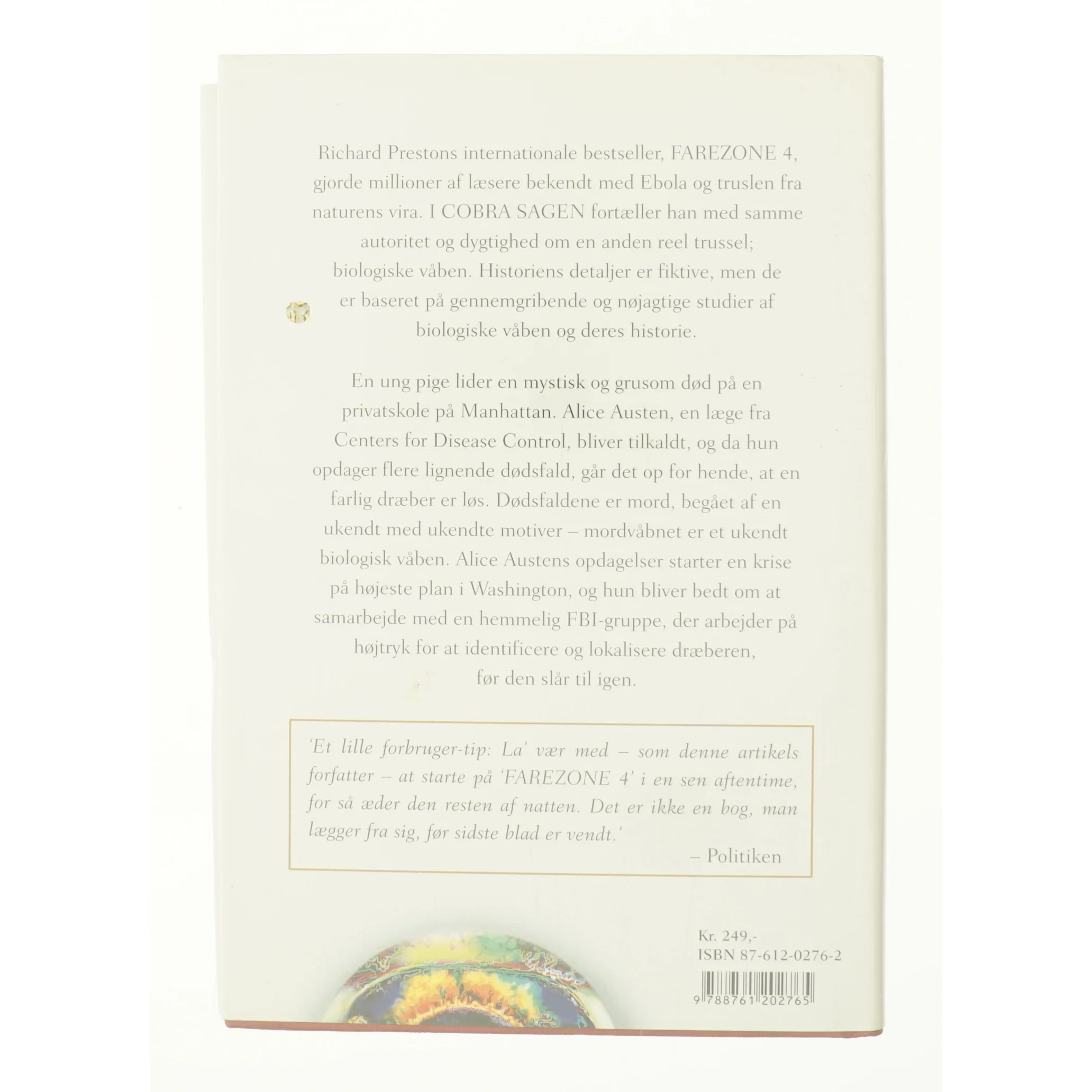 Cobra sagen af Richard Preston (f. 1954) (Bog)