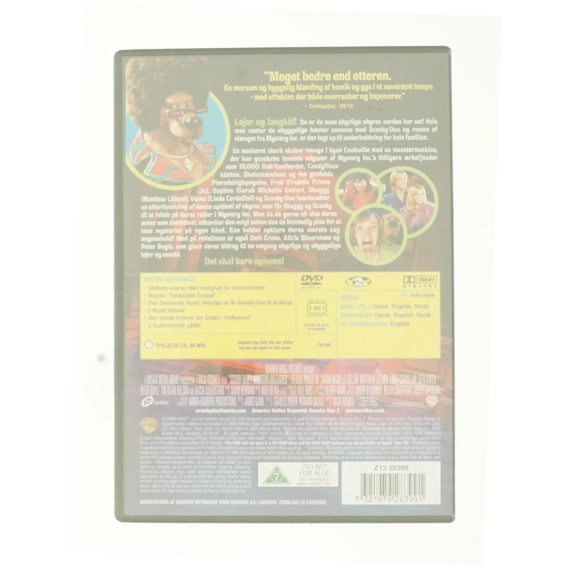 Scooby-Doo 2 fra DVD