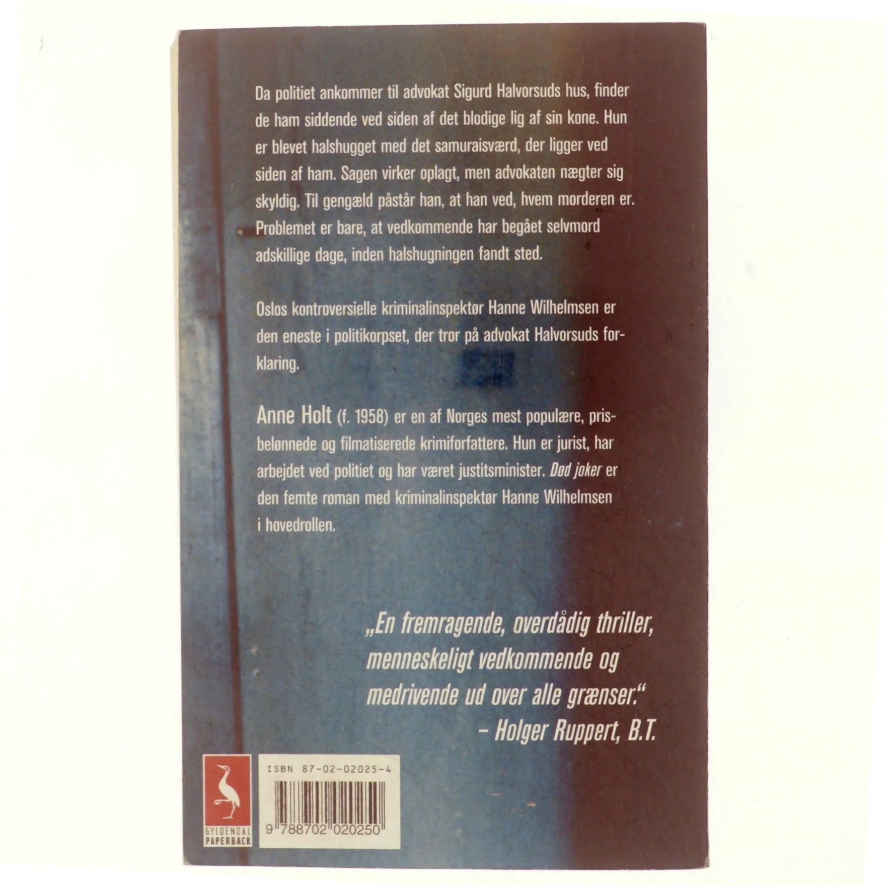 Død joker : en Hanne Wilhelmsen-roman af Anne Holt (f. 1958-11-16) (Bog)