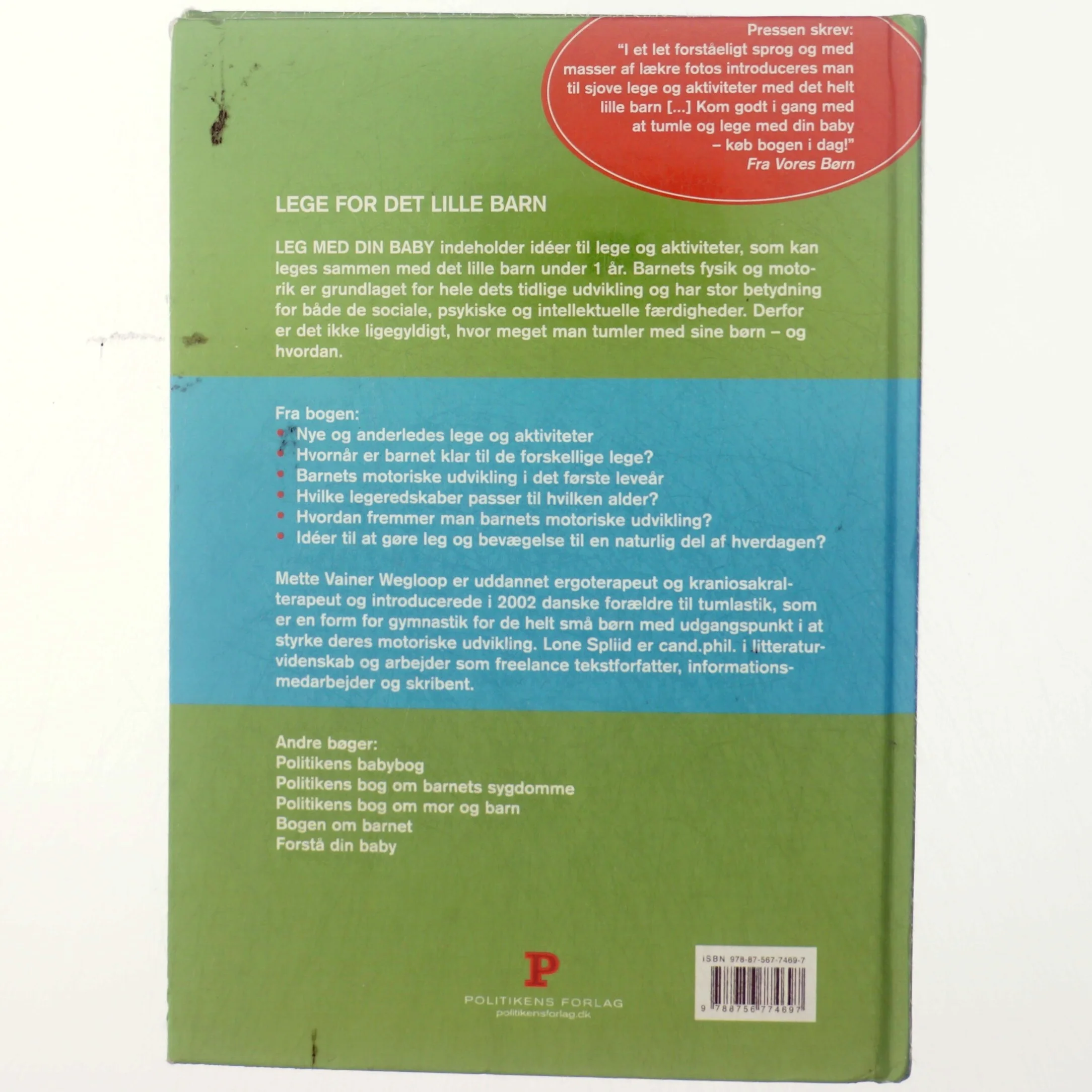 Leg med din baby (Bog)