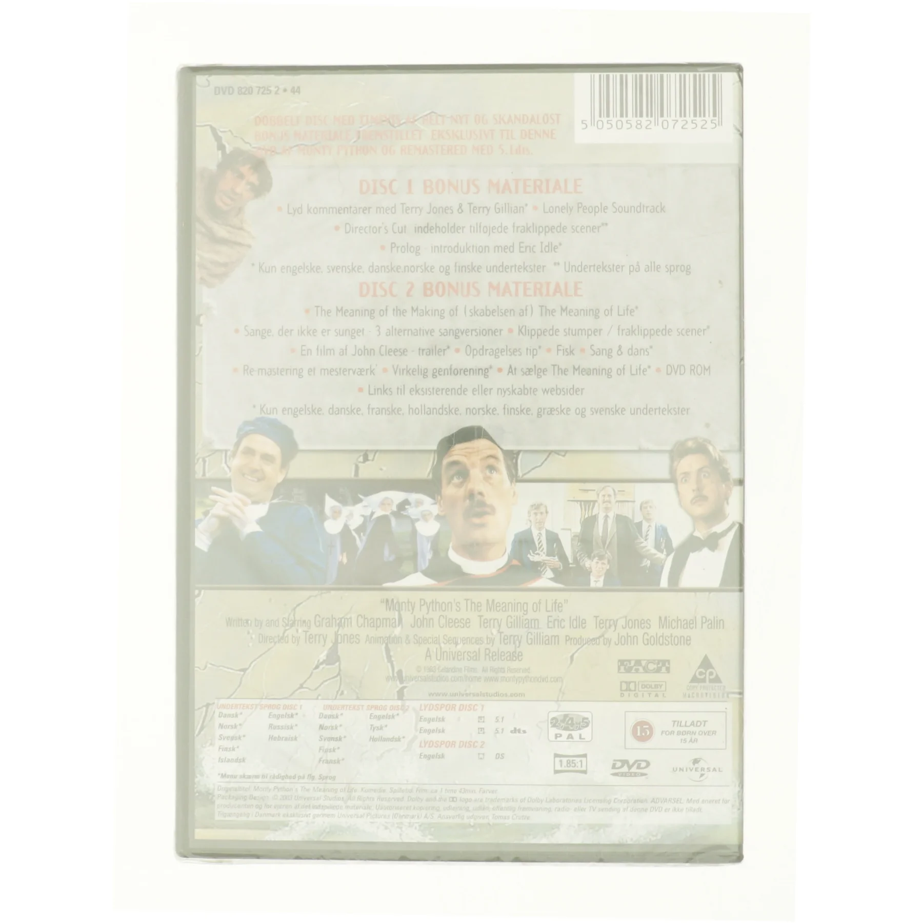 Monty Python's the Meaning fra DVD