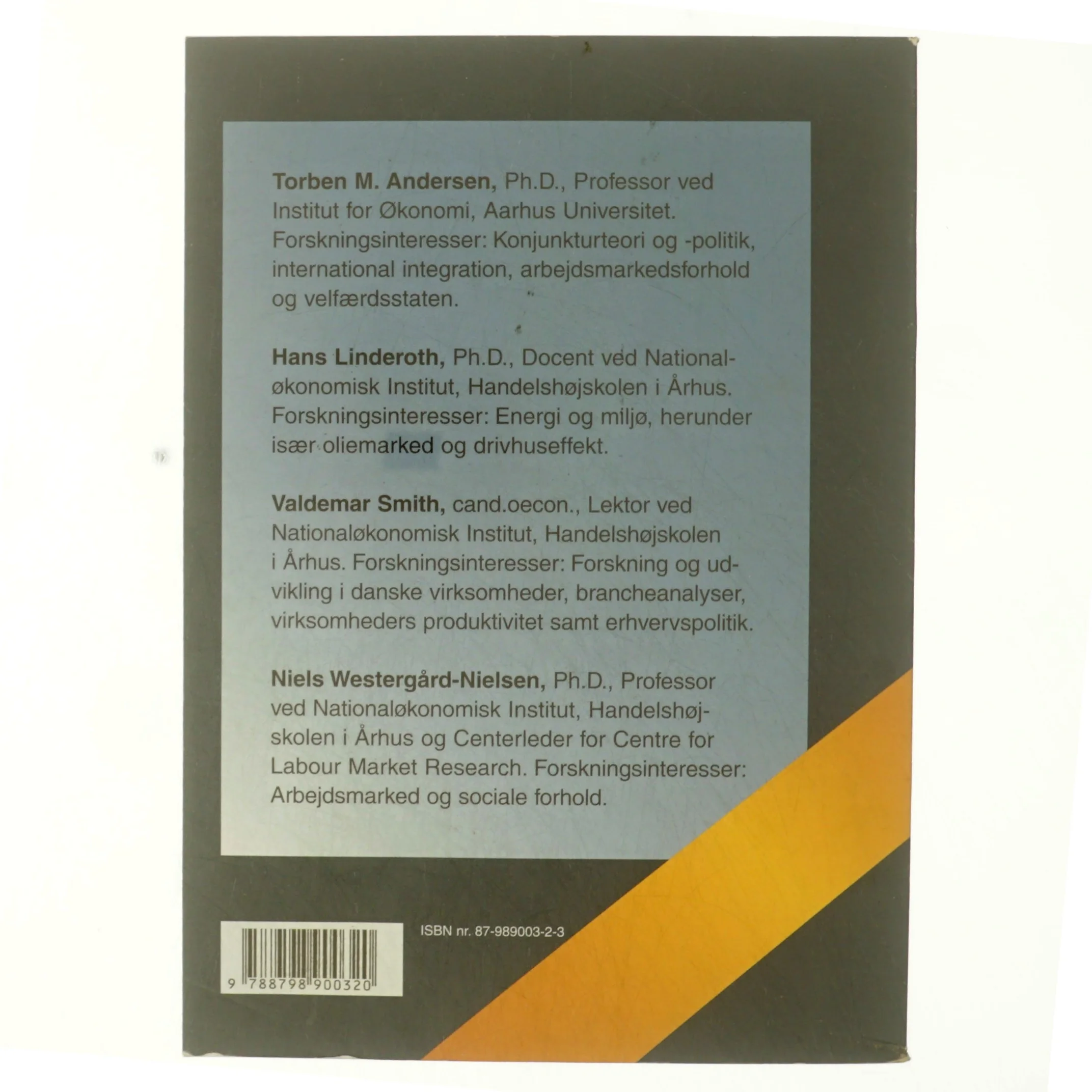 Beskrivende dansk økonomi af Torben M. Andersen (Bog)
