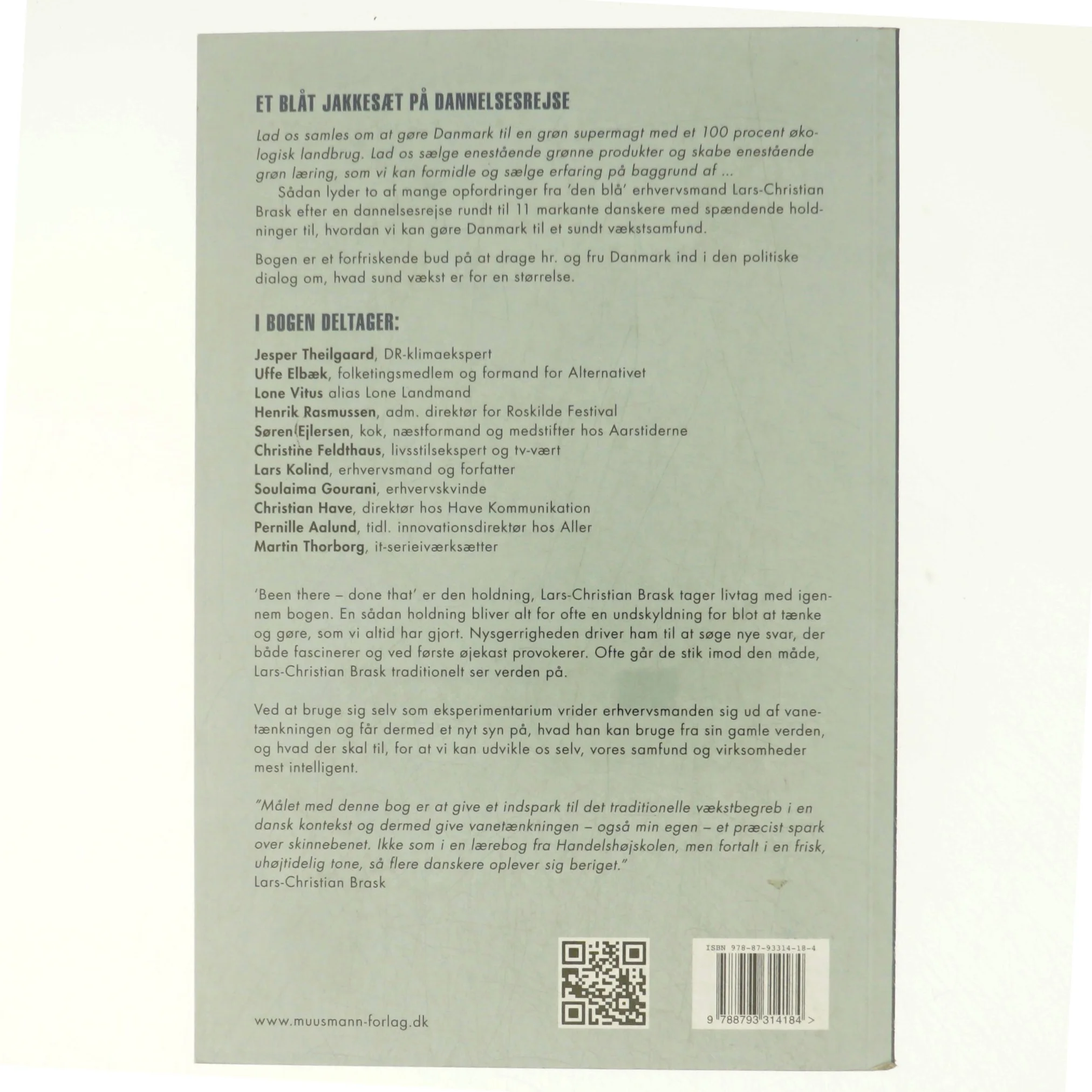 Vilje til forandring af Lars-Christian Brask (Bog)