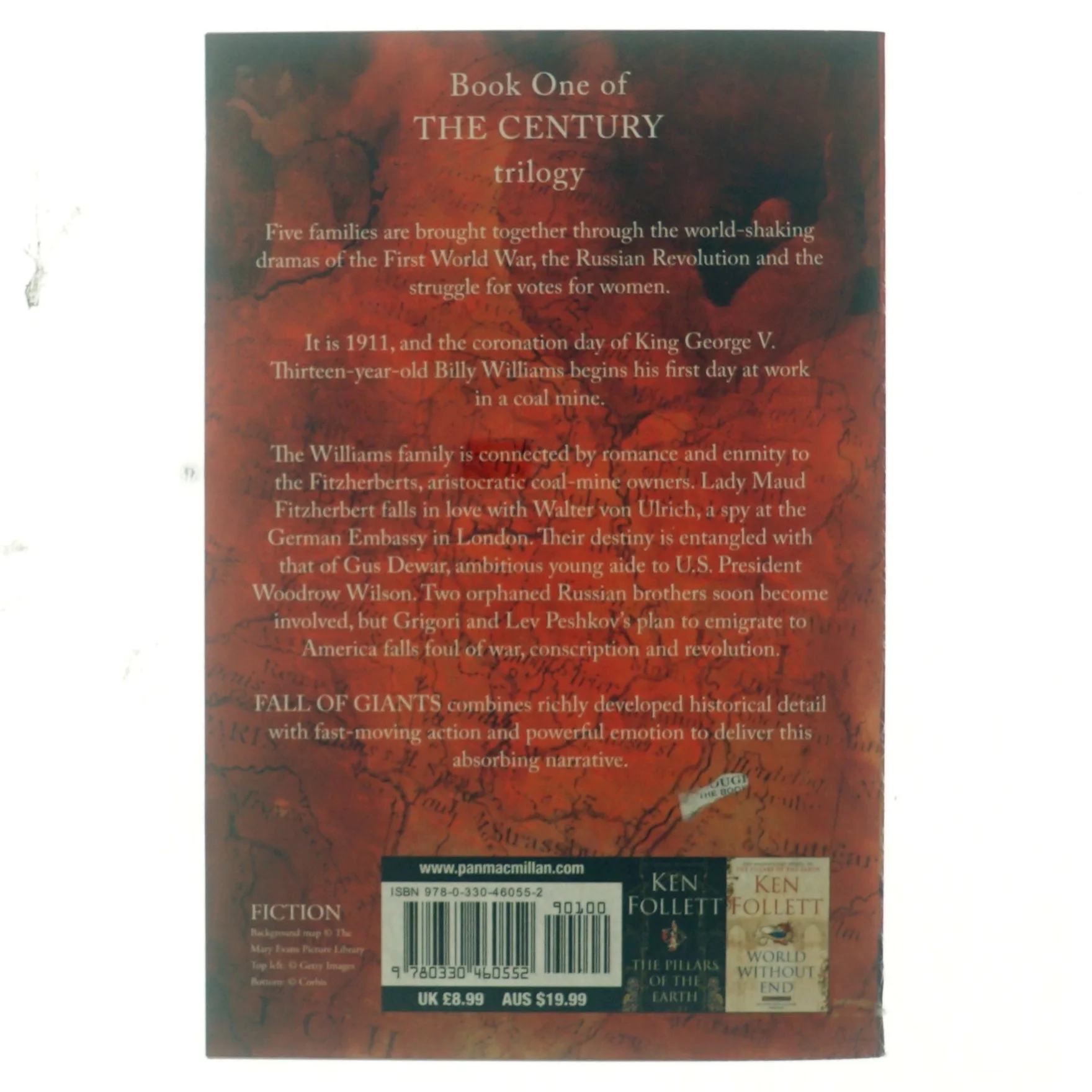 Fall of giants : book one of the Century trilogy af Ken Follett (Bog)