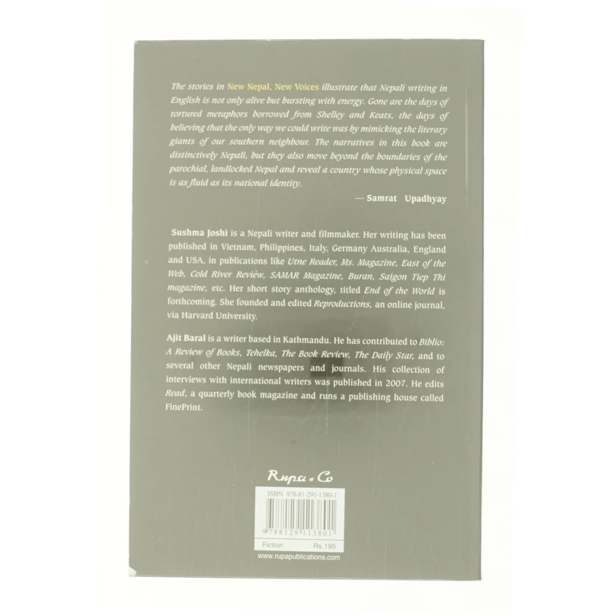 New Nepal, New Voices af Sushma Joshi (Bog)