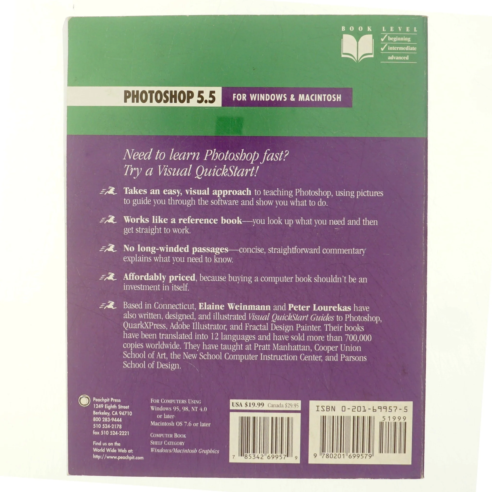 Photoshop 5.5 for Windows and Macintosh af Peter Lourekas (Bog)