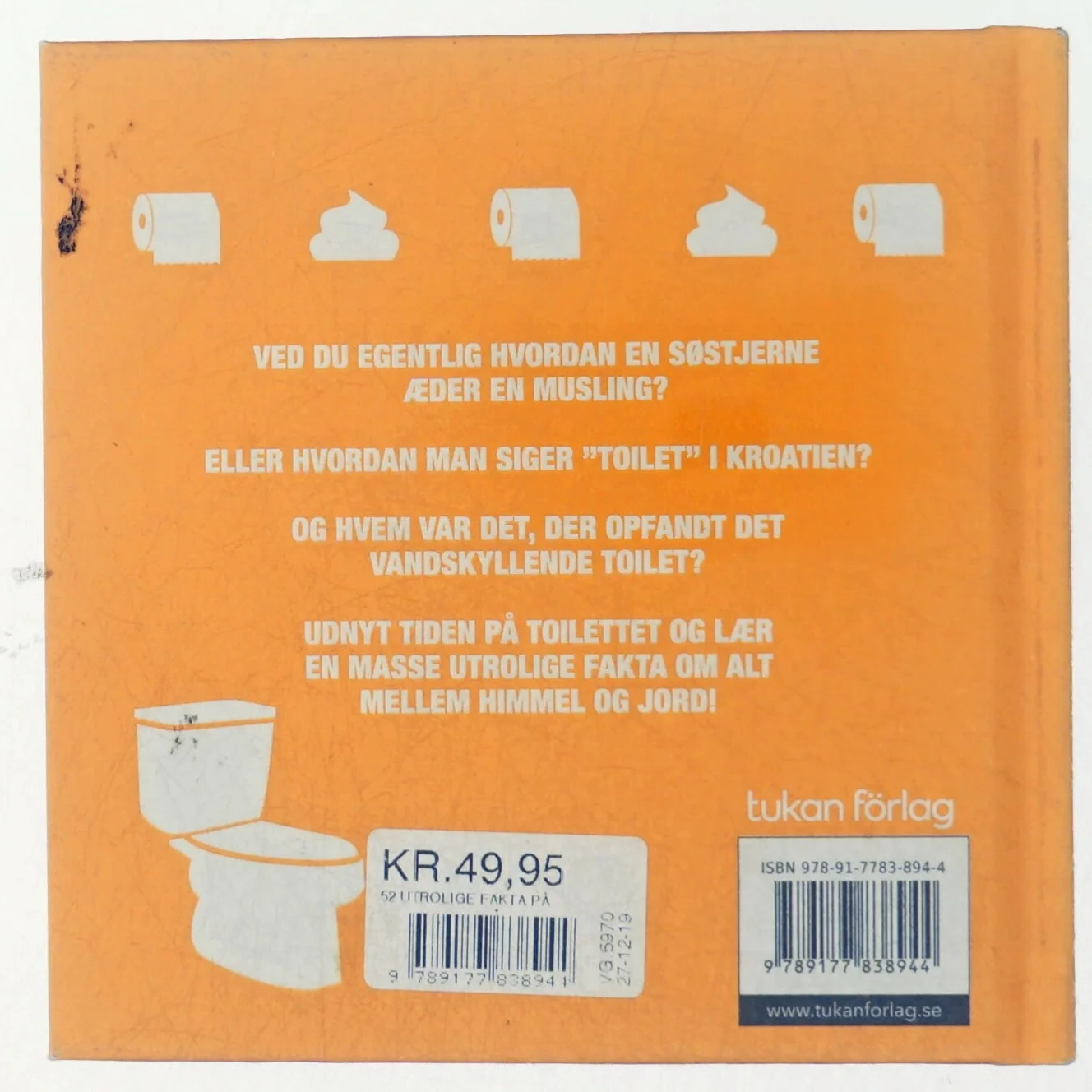 52 utrolige fakta på toilettet